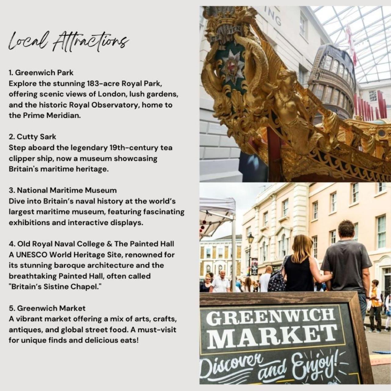 Lägenhet Stylish 1br In Greenwich By River Thames With Garden London