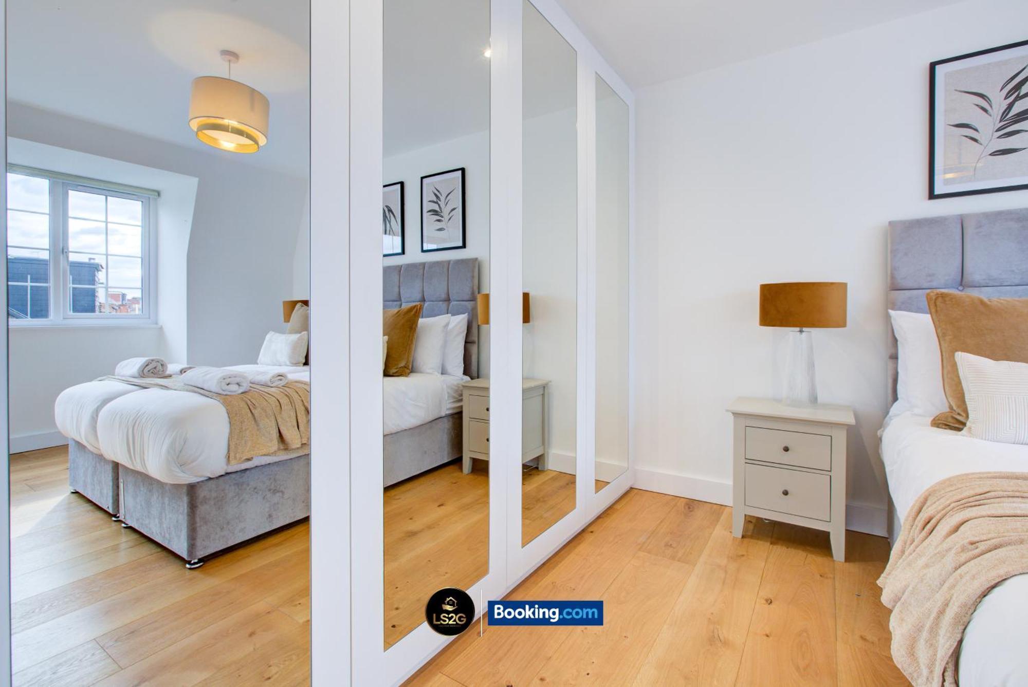 Lägenhet 2 Bedroom By Ls2g Short Lets & Serviced Greater With Private Balcony