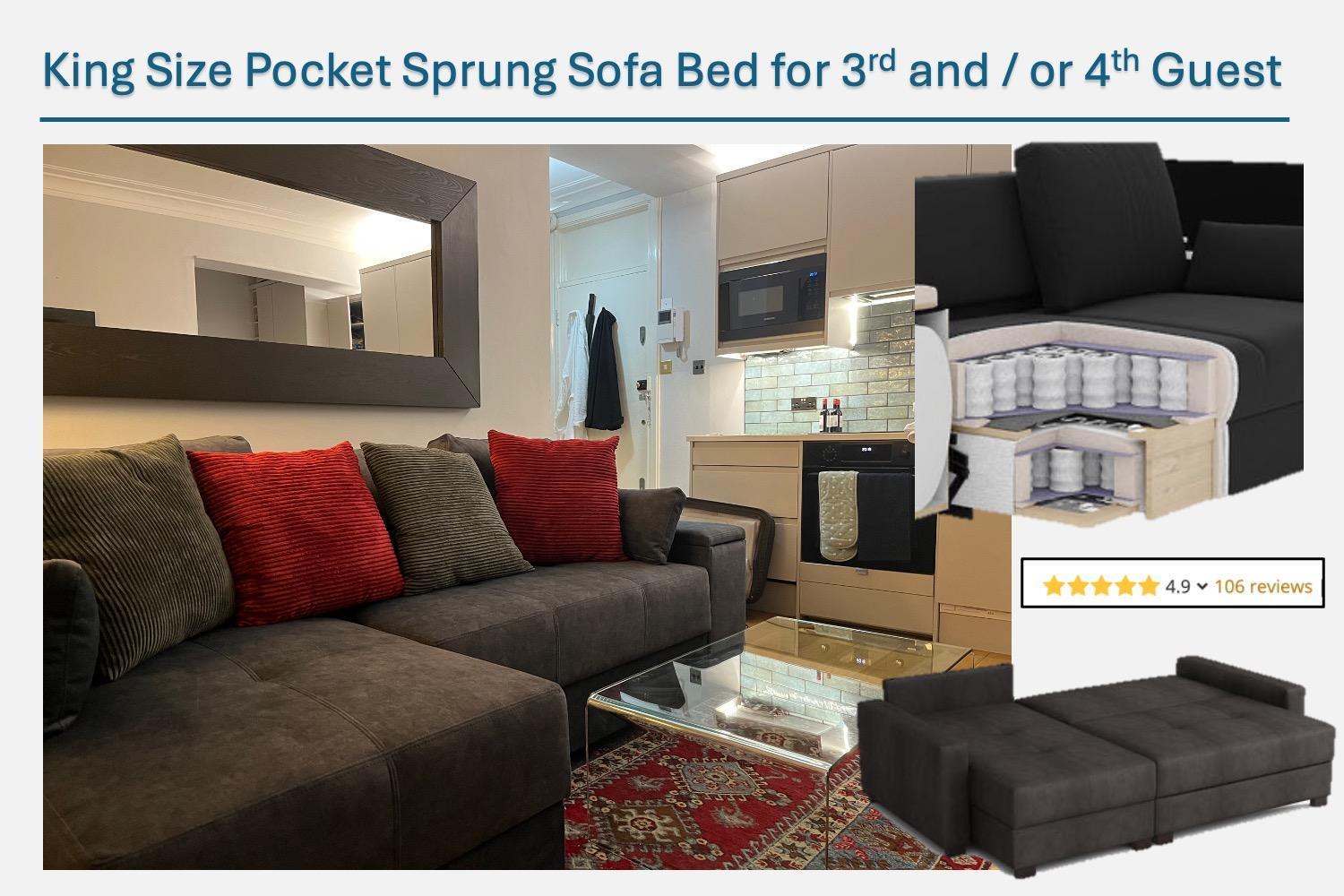 Modern Quiet 1 Bed Flat -mayfair Lejlighed London