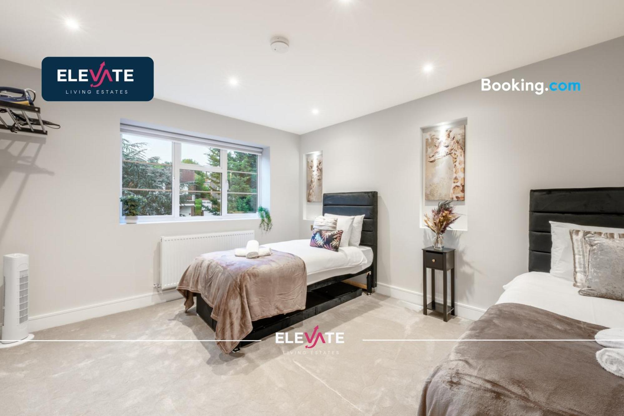 Appartement Premium Deals L Last-minute Escape L Wembley Stadium Location, Free Parking, Sleeps 8 L Elevate Living Estates Short Lets & Serviced Wembley Londen