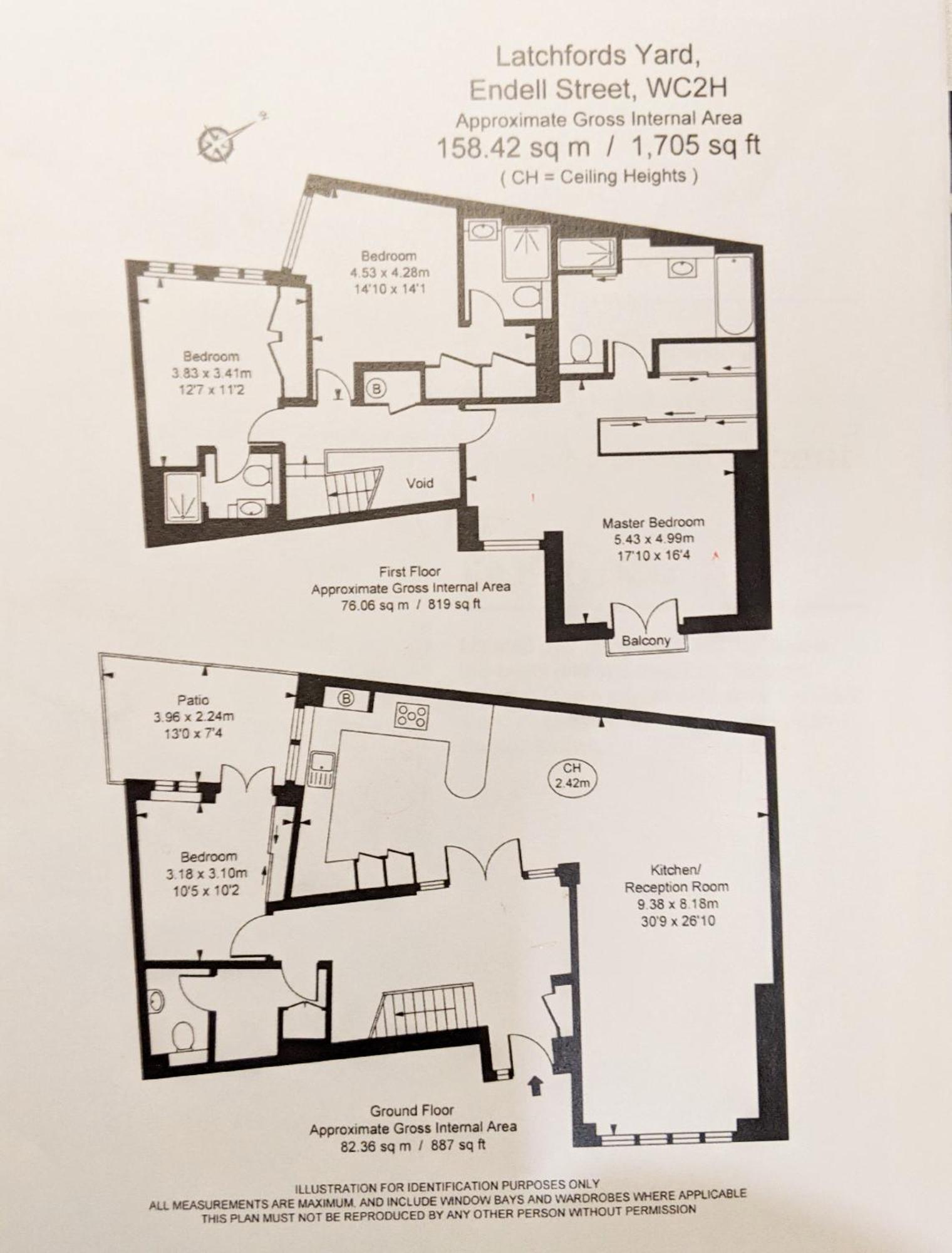 Superb 3 Bedroom Covent Garden House With 3 Ensuite Bathrooms * Londra