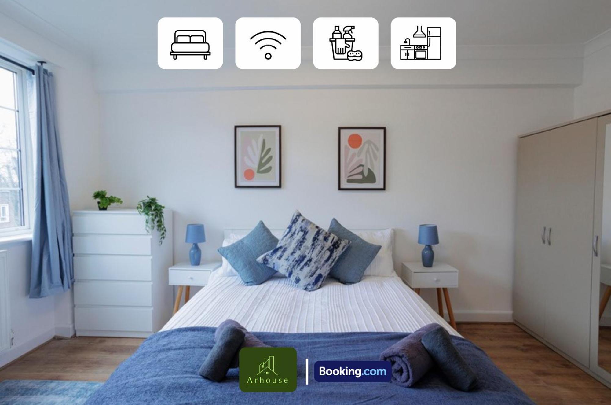 Leilighet 2 Bedroom By Arhouse Short Lets & Serviced Highbury With Free Wifi *
