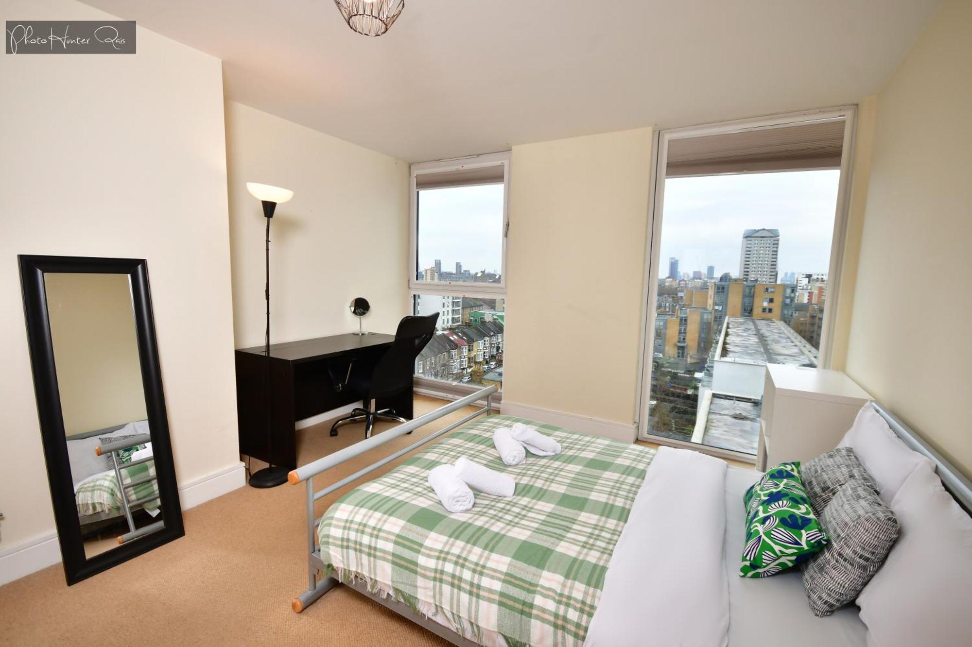 Apartment Comfortable 2 Bedroom Flat With Great View Near Canary Wharf