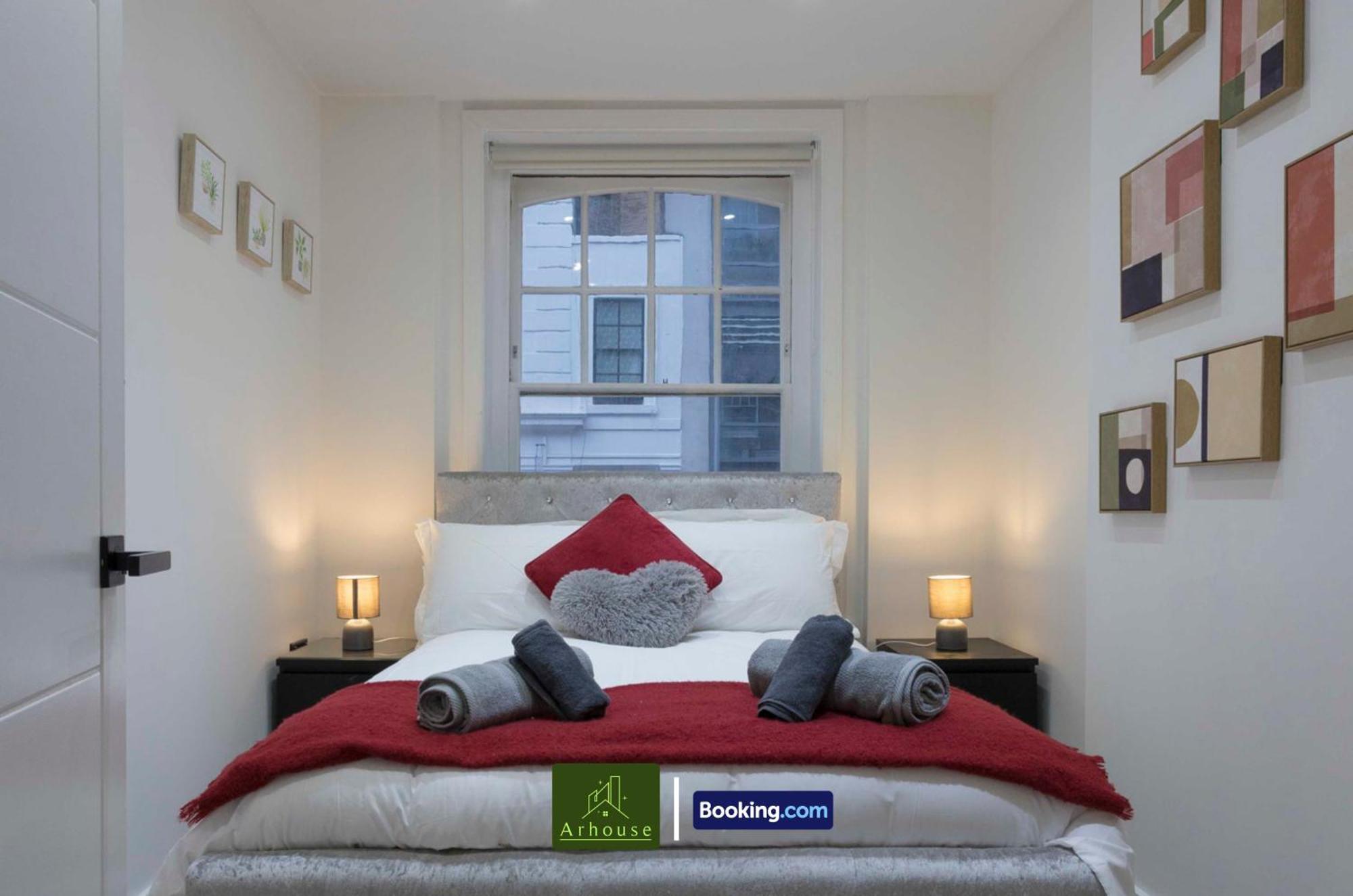 2 Bedroom By Arhouse Short Lets & Serviced Oxford St With Free Wifi Lejlighed *