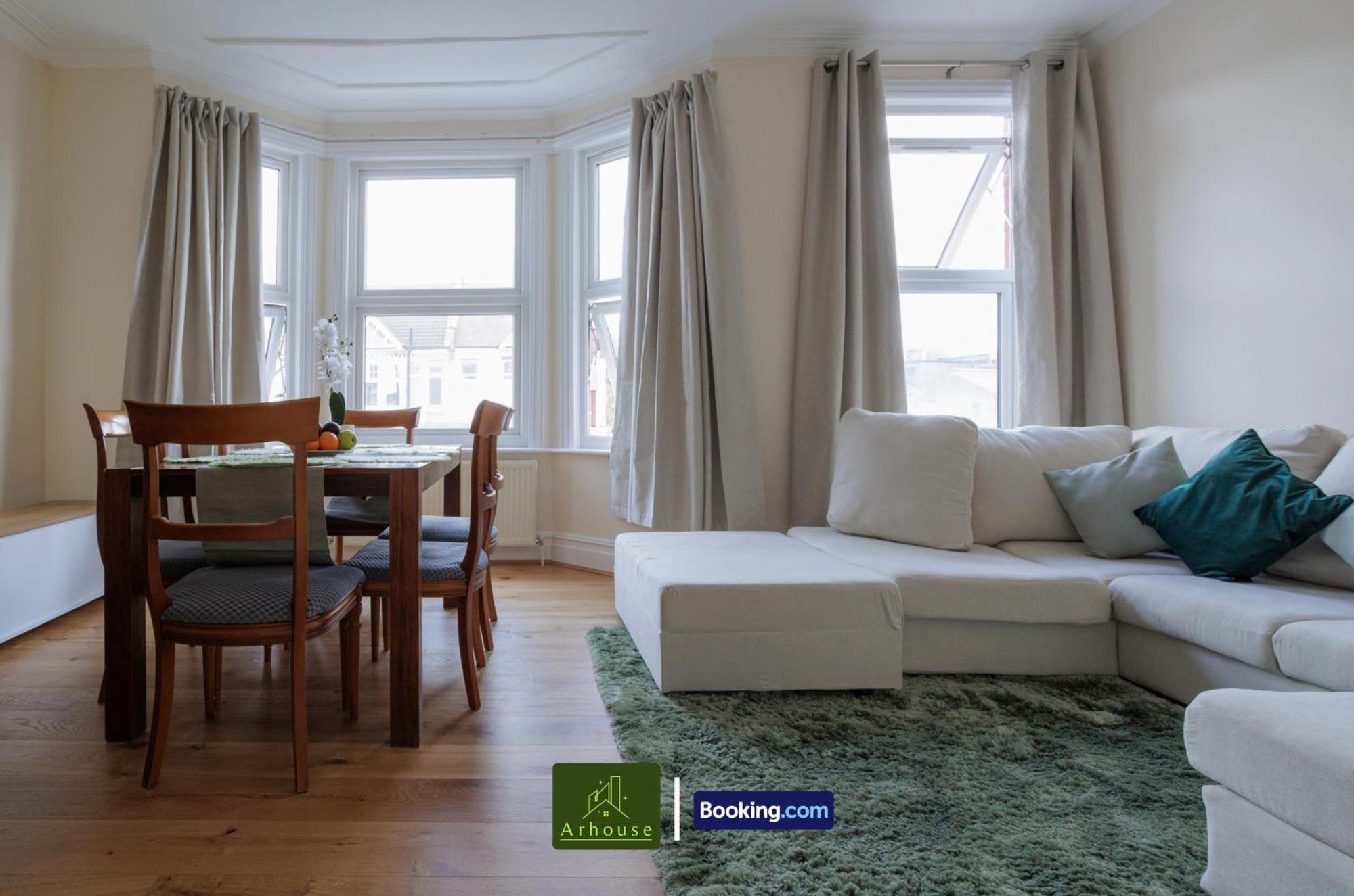 3 Bedroom By Arhouse Short Lets & Serviced Kensal Rise With Free Wifi & Free Parking Lägenhet London