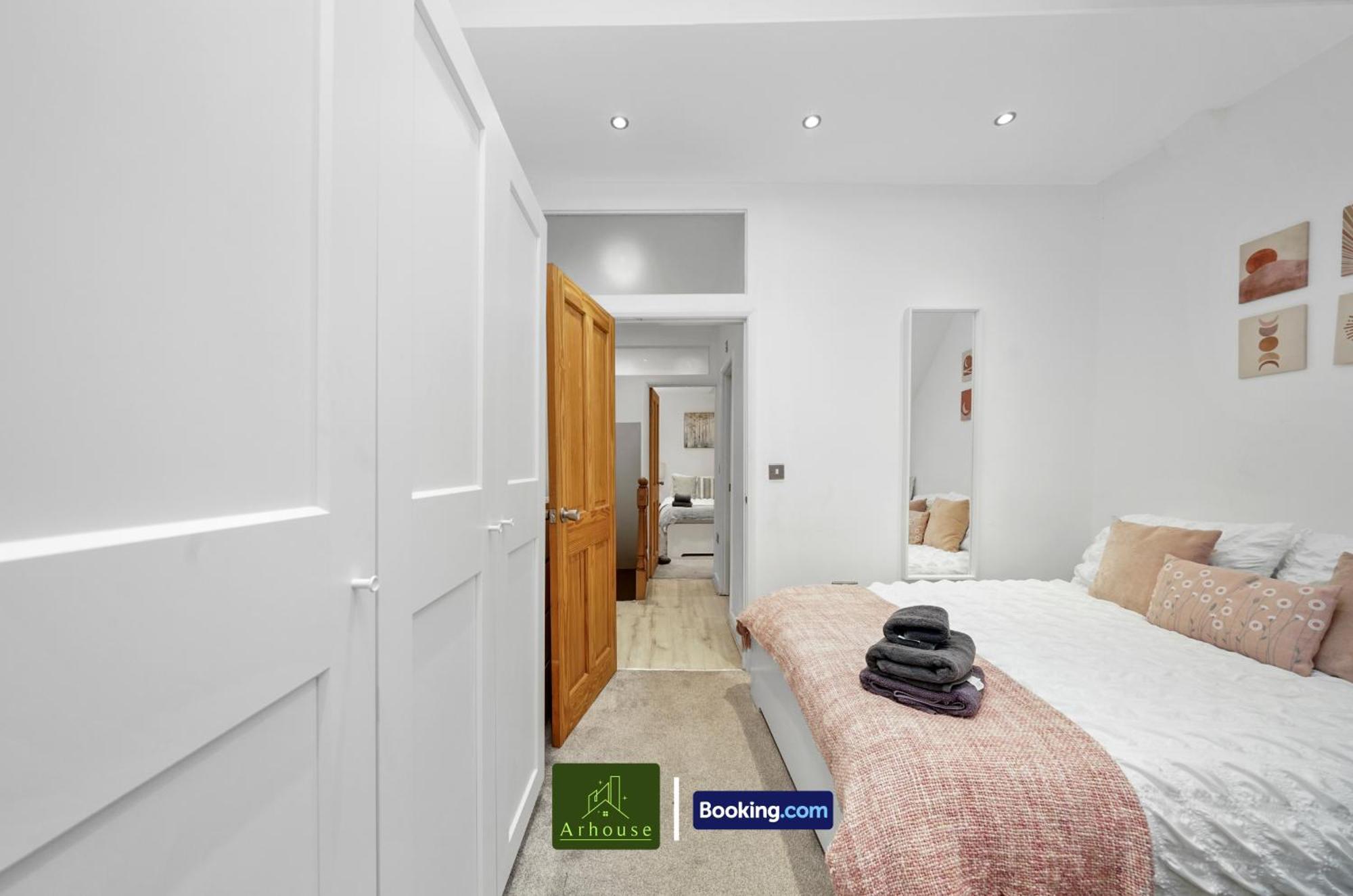 Lägenhet Two Bedroom By Arhouse Short Lets & Serviced Clapham With Free Wifi