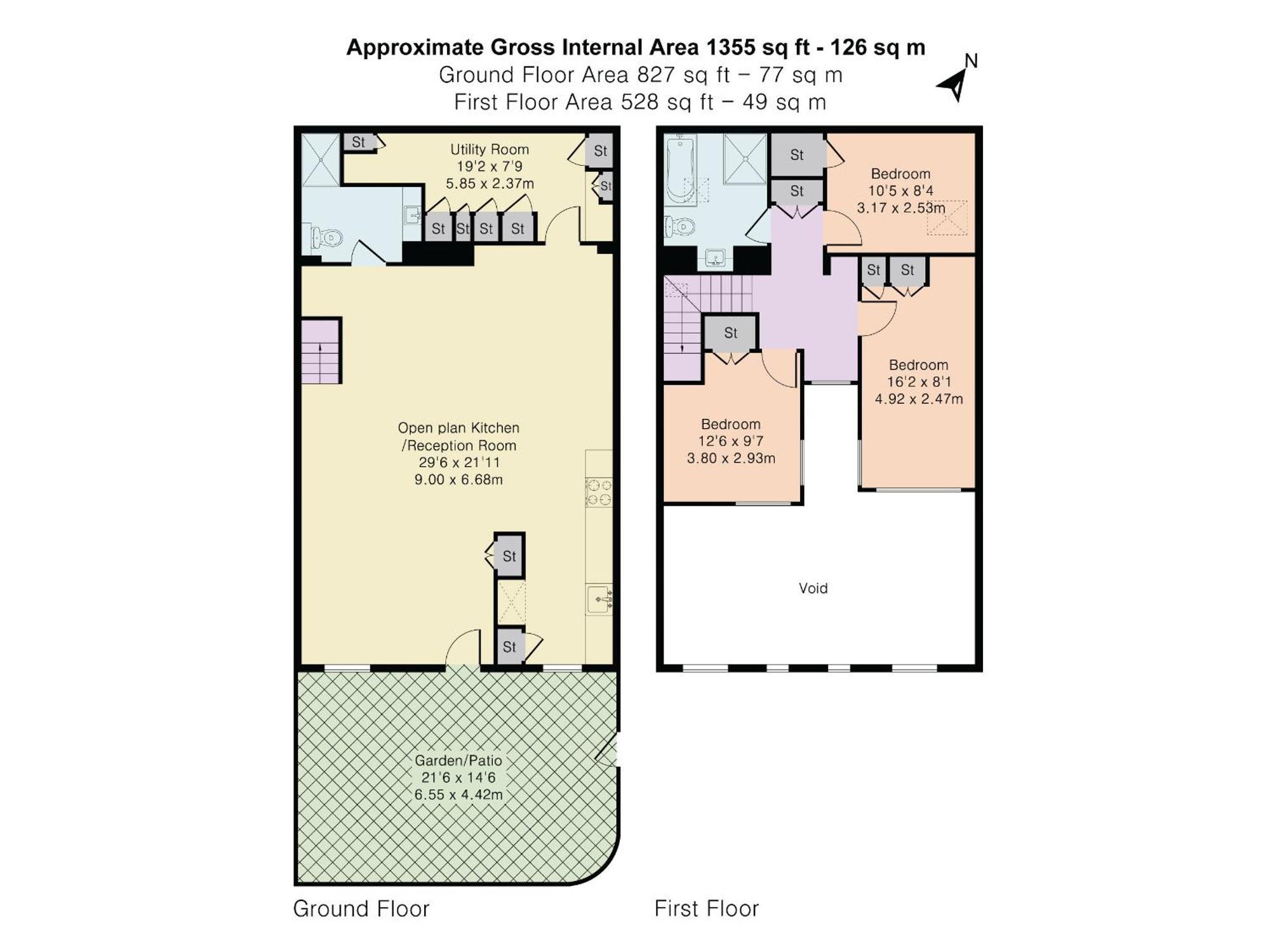 Ferienhaus Schoolbell Mews Full 3 Bedroom 2 Bathroom Architect Designed Mews House Fabulous Bow, Victoria Park Location *