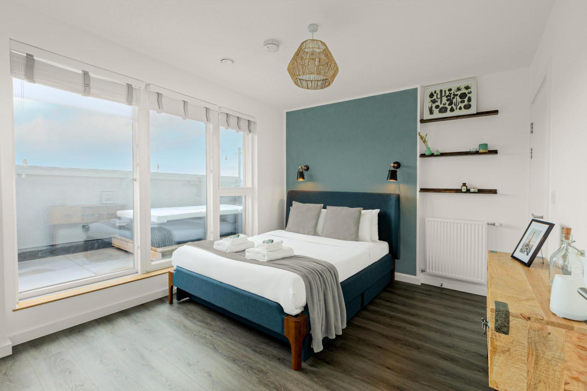 Lägenhet Magnificent New Cross 2br Penthouse With Balcony And Views
