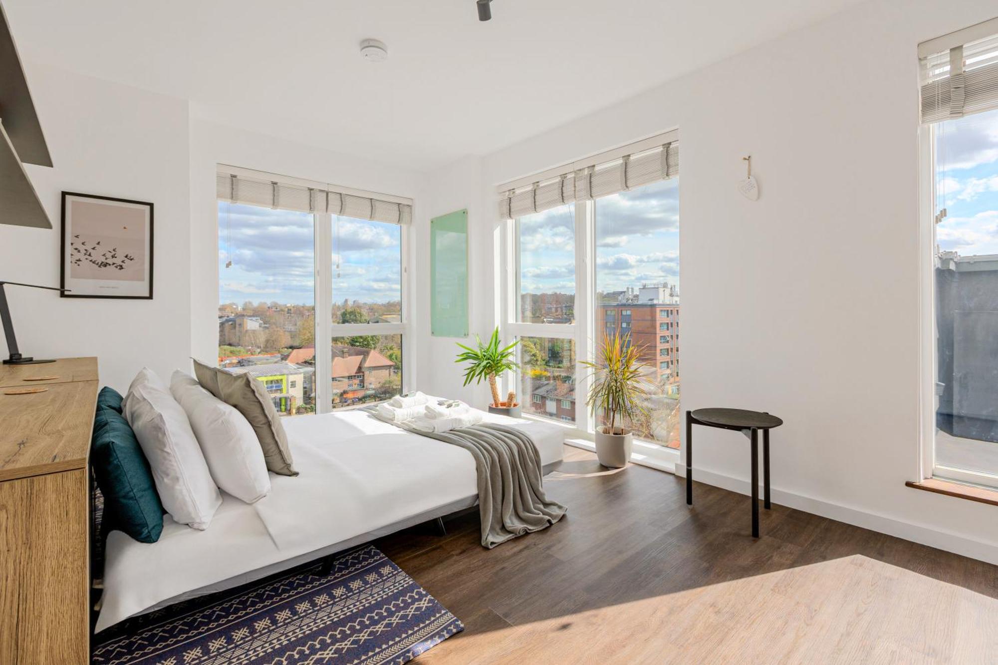 Lägenhet Magnificent New Cross 2br Penthouse With Balcony And Views London