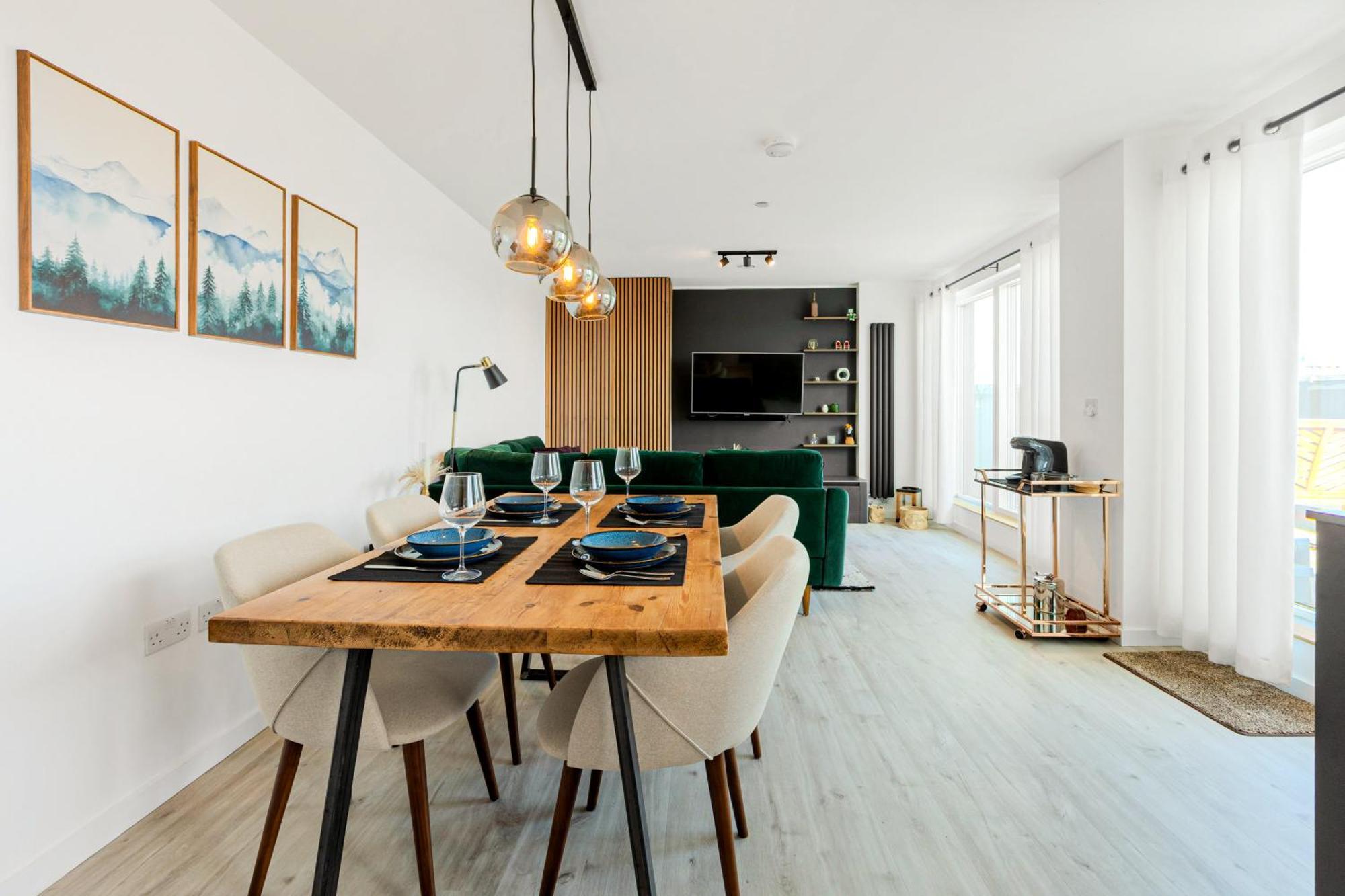 Magnificent New Cross 2br Penthouse With Balcony And Views Lägenhet *