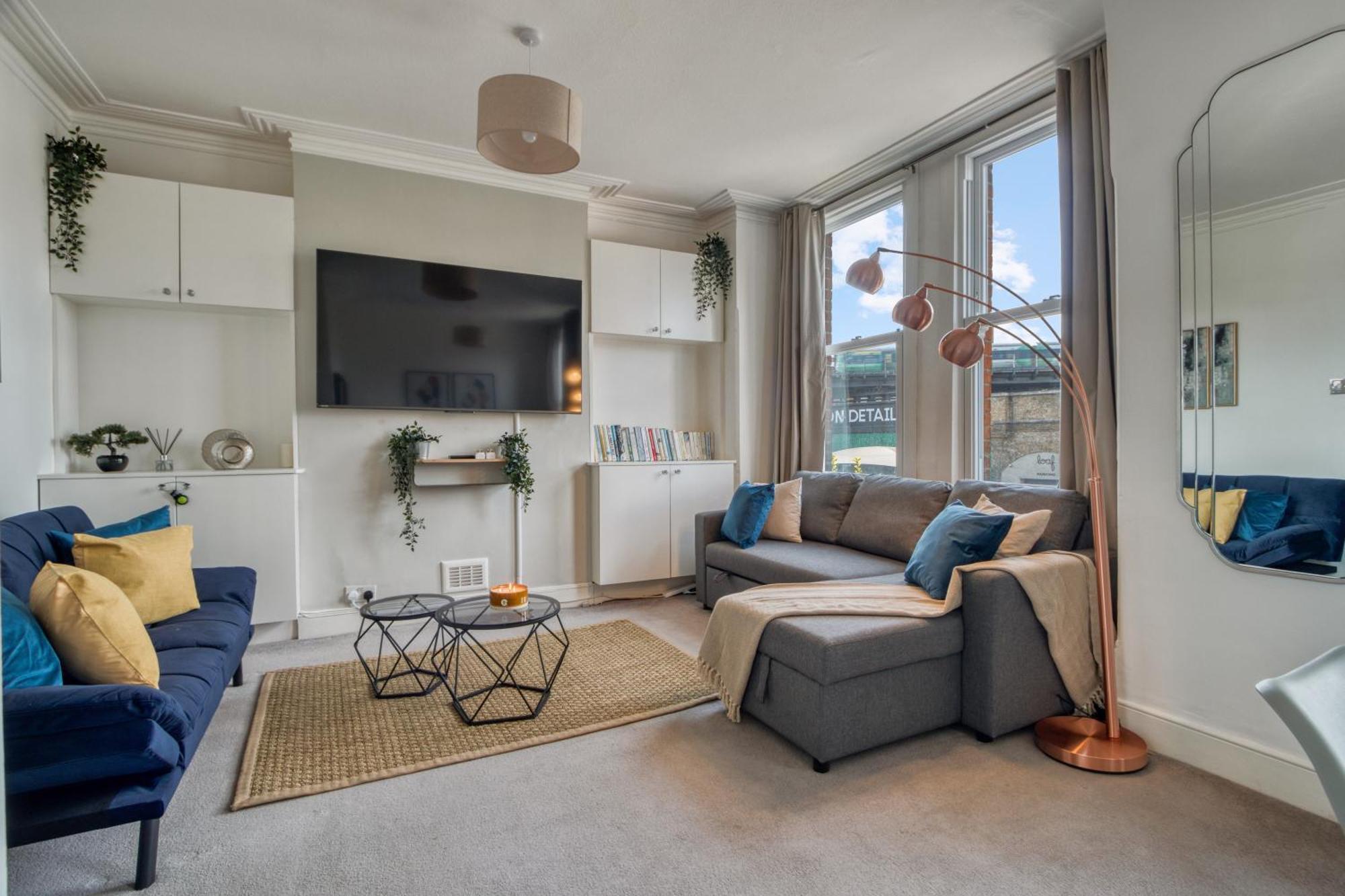 Chic 1bed And Terrace In Battersea Lejlighed *