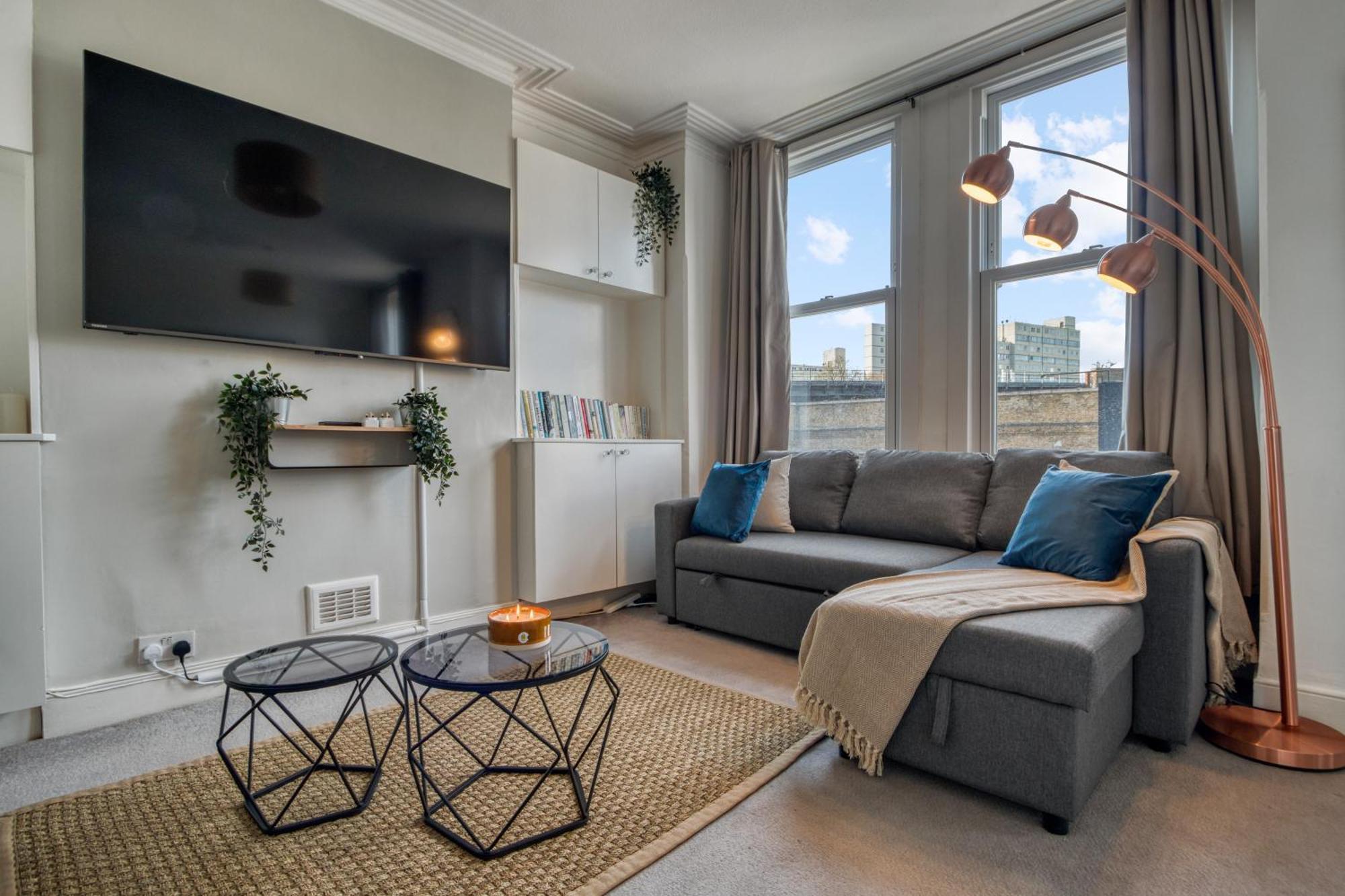 Chic 1bed And Terrace In Battersea Leilighet