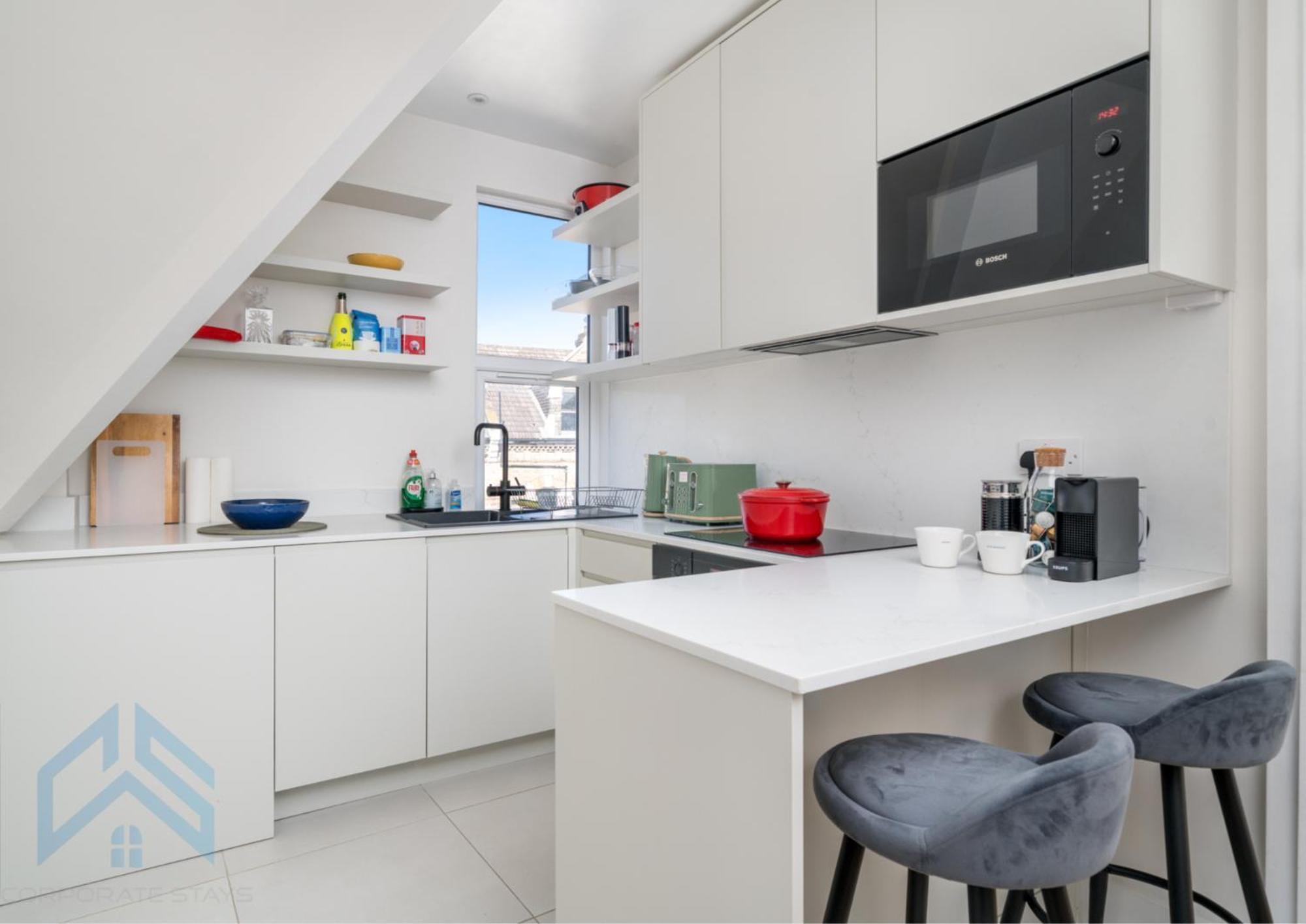 Boutique 2br With Roof Terrace Near Tube - West Kensington Lägenhet *