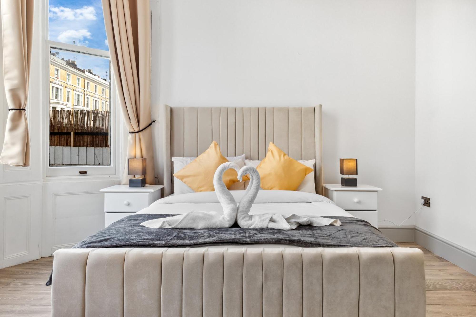 Minimalist Luxe 2br Designer Retreat In Prime Kensington For 6 Next To Station Harrods Appartement *