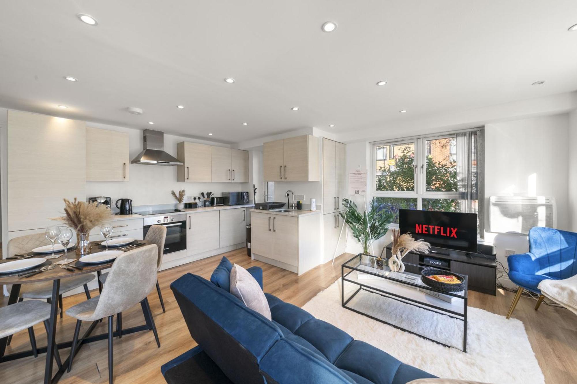 2-bed Wembley - Free Street Parking - Work Ideal Appartement Londen