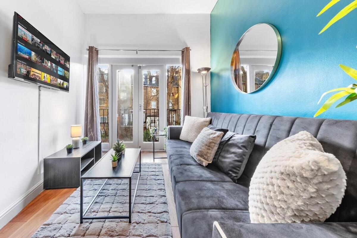 Leilighet Luxurious 3 Bedroom Flat With Balcony In Kensington For 7 Next To Station Near Harrods