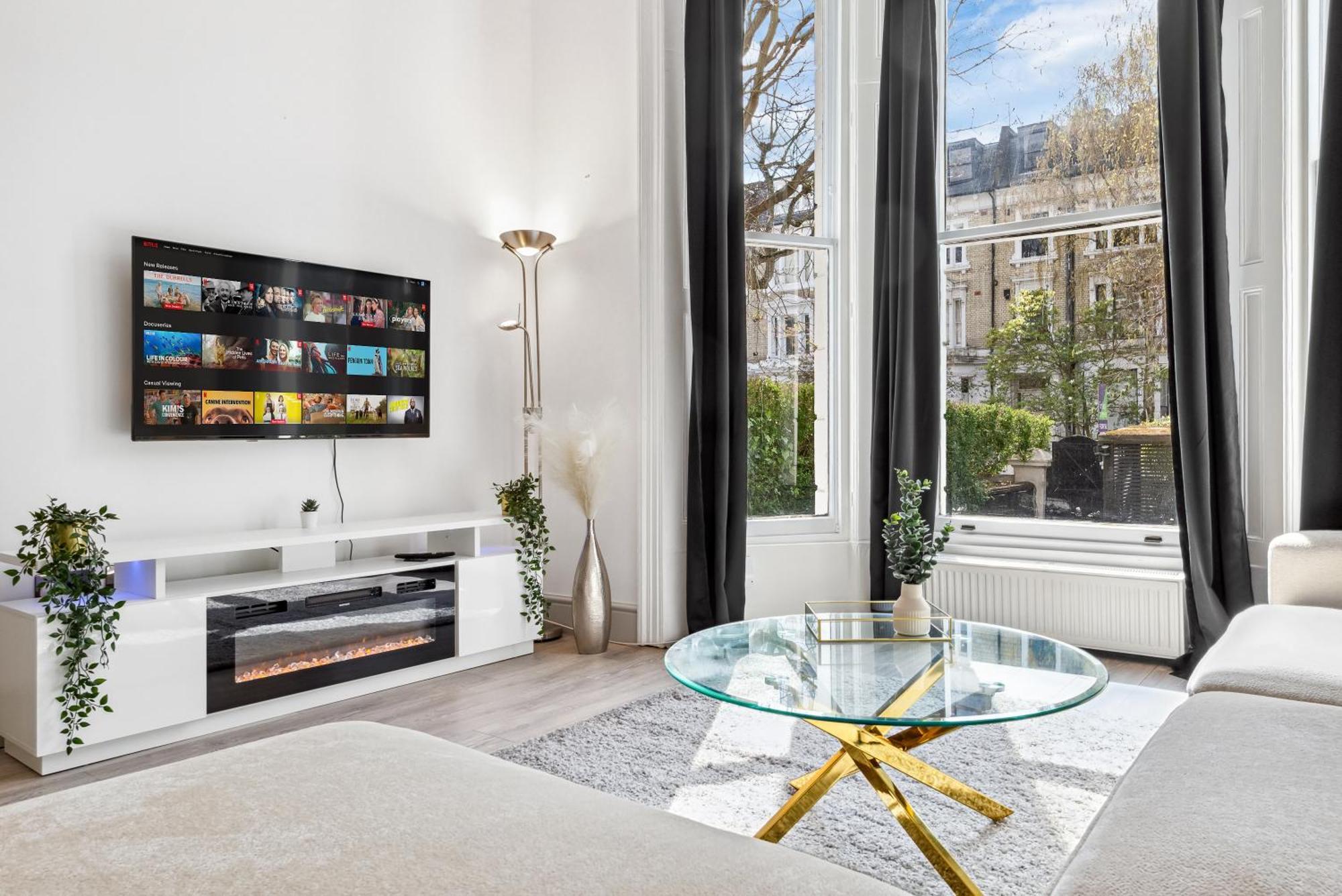 Appartement Minimalist Luxe 2br Designer Retreat In Prime Kensington For 6 Next To Station Harrods Londen