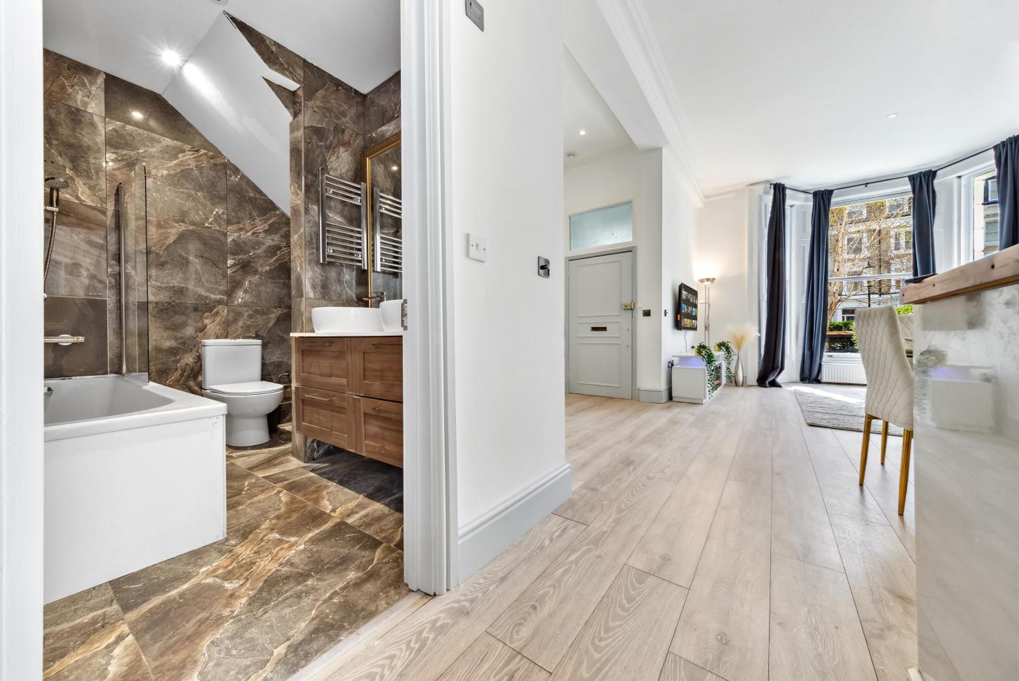 Appartement Minimalist Luxe 2br Designer Retreat In Prime Kensington For 6 Next To Station Harrods *