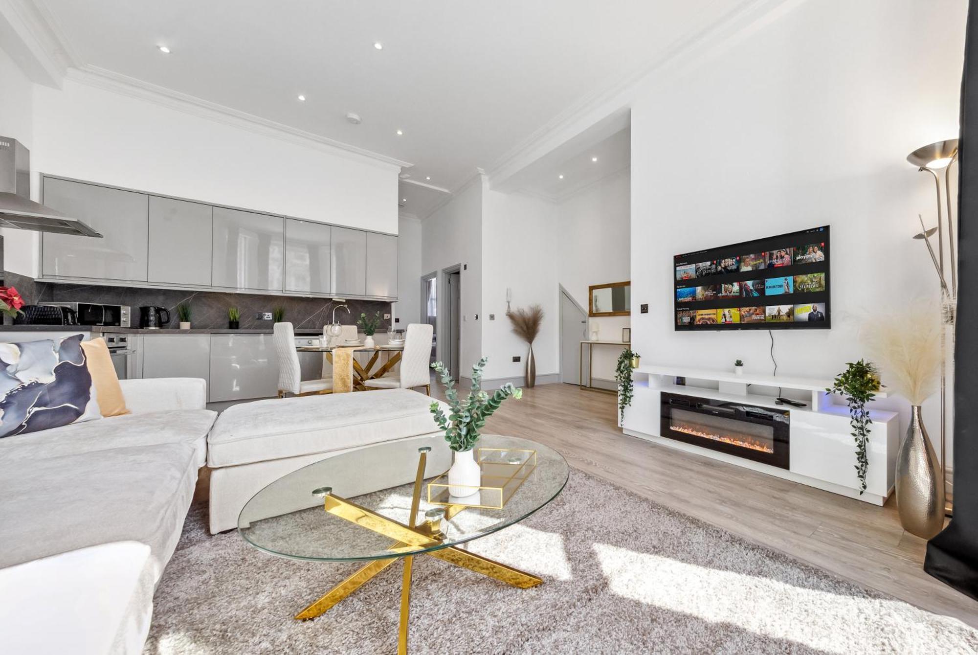 Appartement Minimalist Luxe 2br Designer Retreat In Prime Kensington For 6 Next To Station Harrods