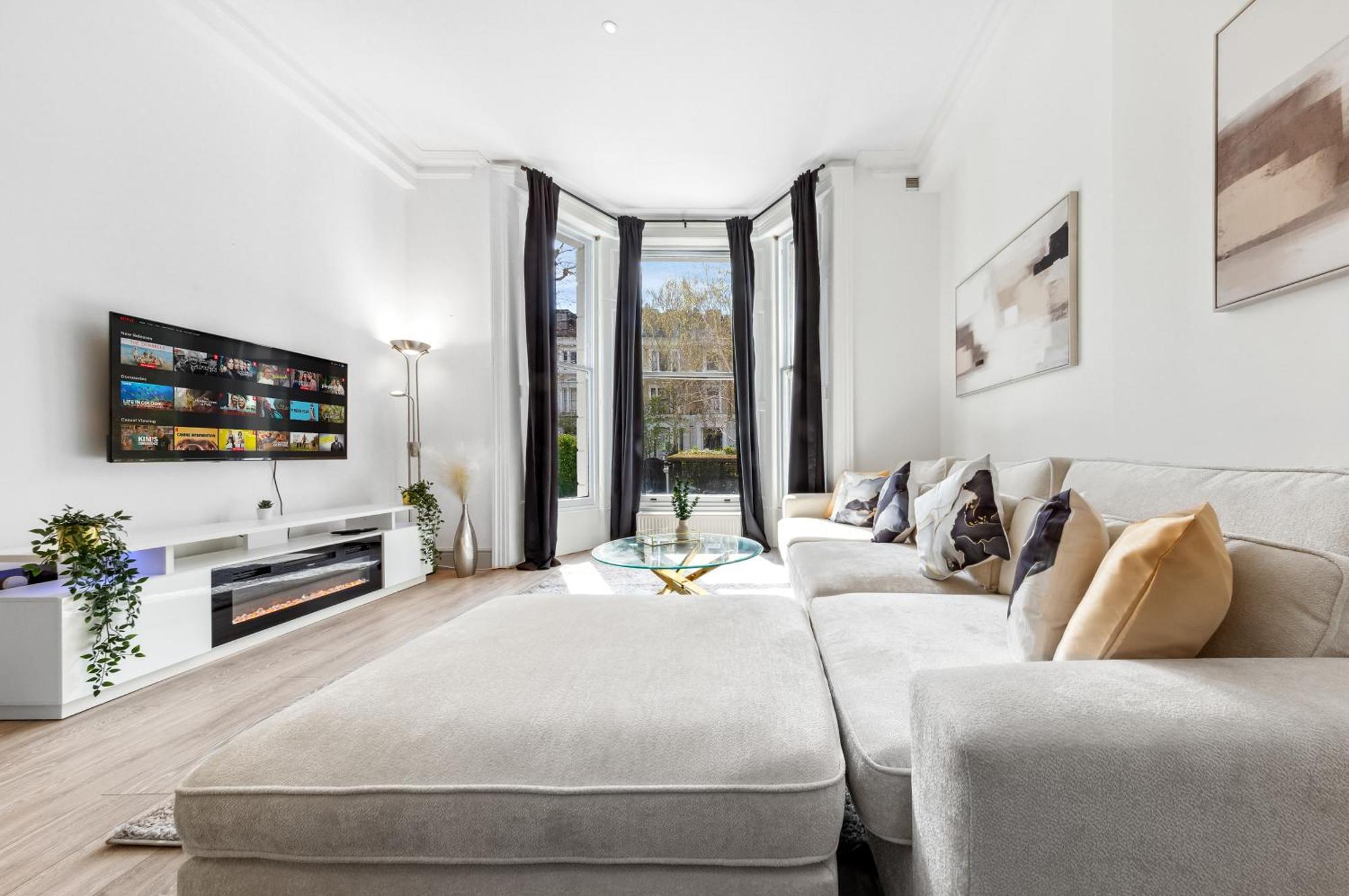 Appartement Minimalist Luxe 2br Designer Retreat In Prime Kensington For 6 Next To Station Harrods *