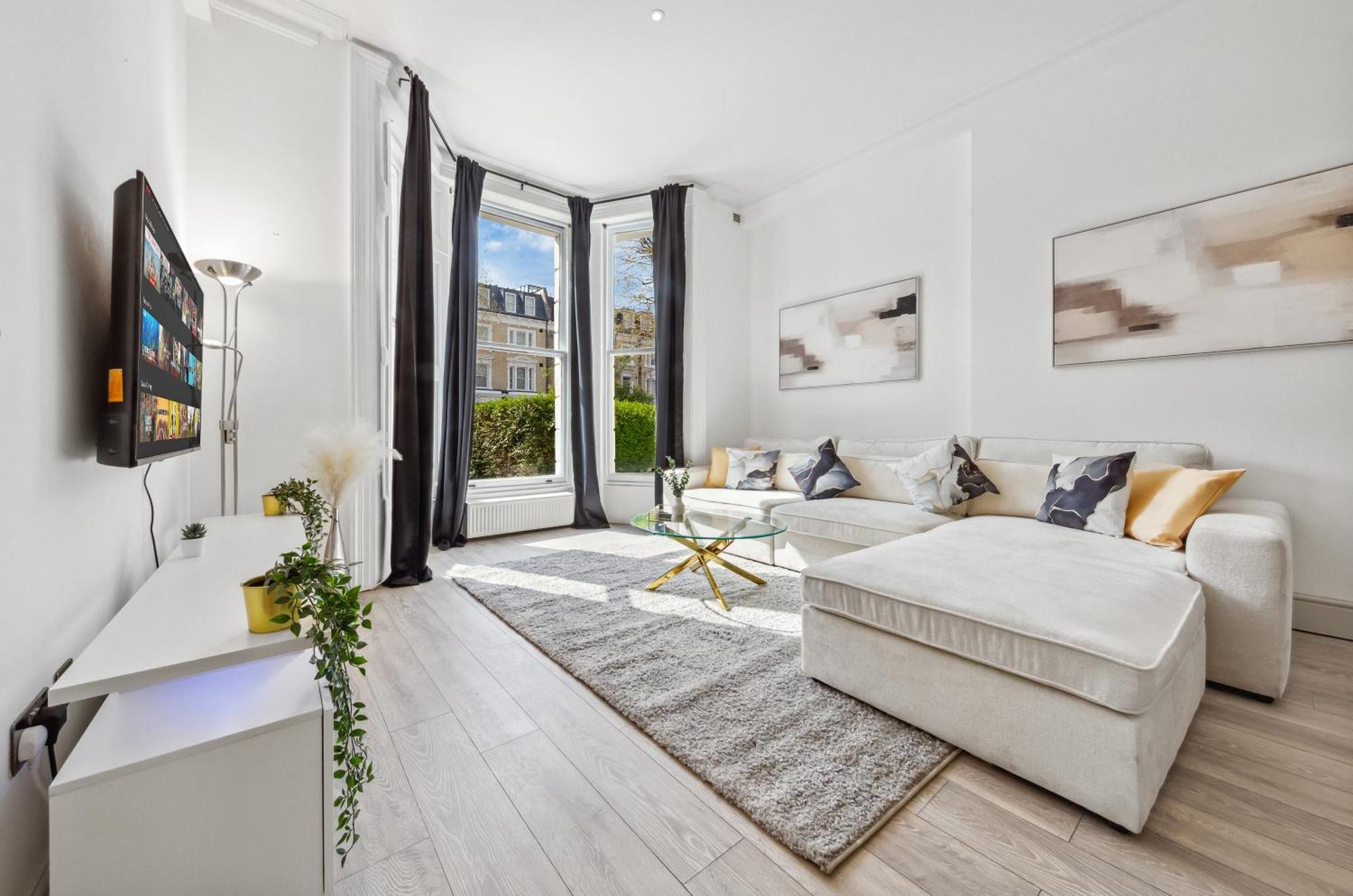 Minimalist Luxe 2br Designer Retreat In Prime Kensington For 6 Next To Station Harrods Appartement *