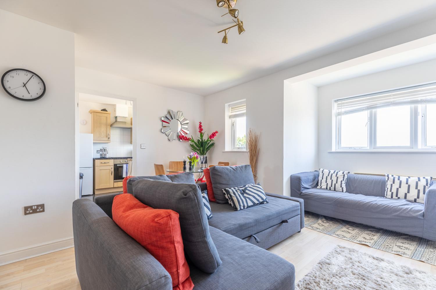 Appartement Skyline Haven - Modern 2b, Parking, Wifi & 4ktv Londen