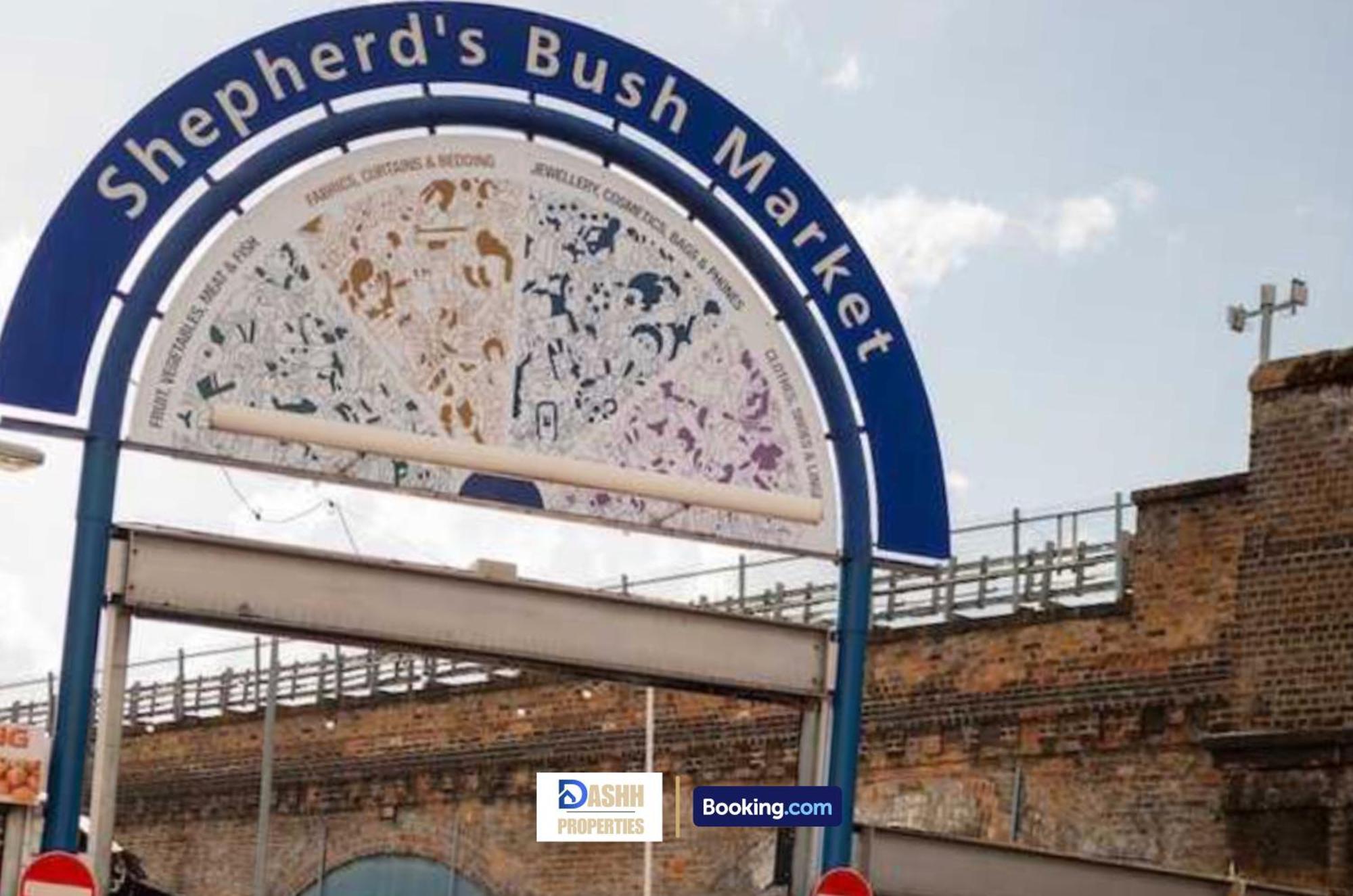 Two Bedroom By Dashh Short Lets & Serviced In Shepherds Bush With Free Wifi Ferienhaus *