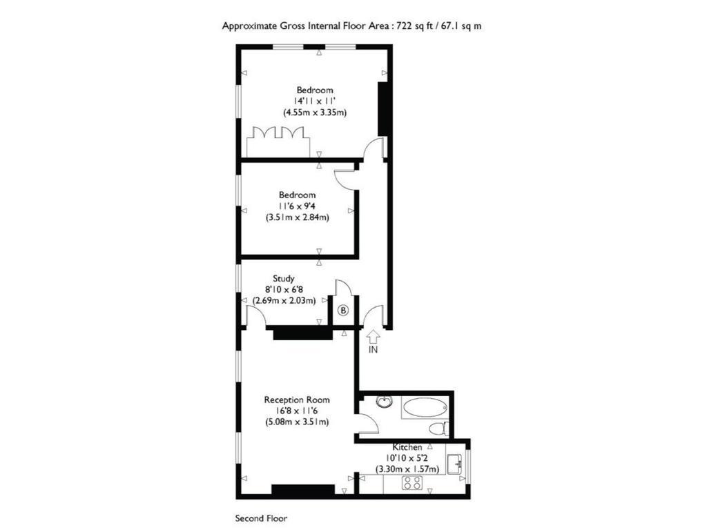 Selfridges Parkside Haven - 2 Bedroom Apartment *