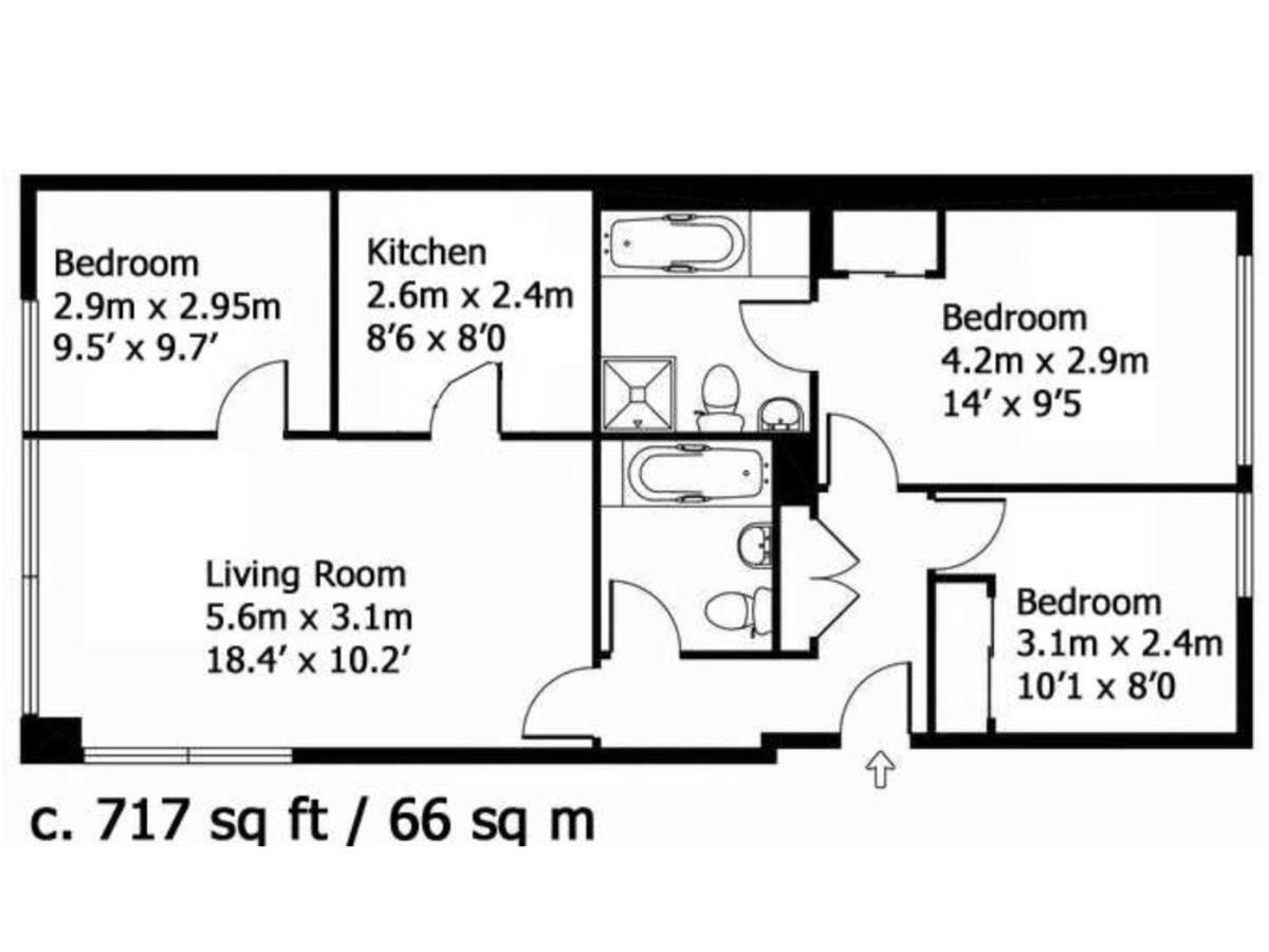 Superb Modern 3bed 2bath With Wifi, Trendy Fitzrovia W1 By Oxford Street Affable Informative Host Appartamento Londra