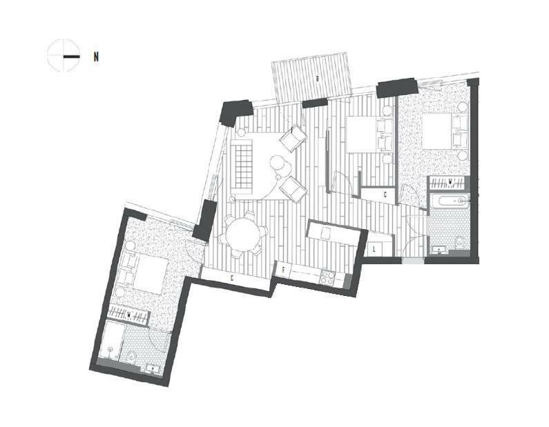 Island 3 Bedroom Luxury Apartments, Canary Wharf Apartment *