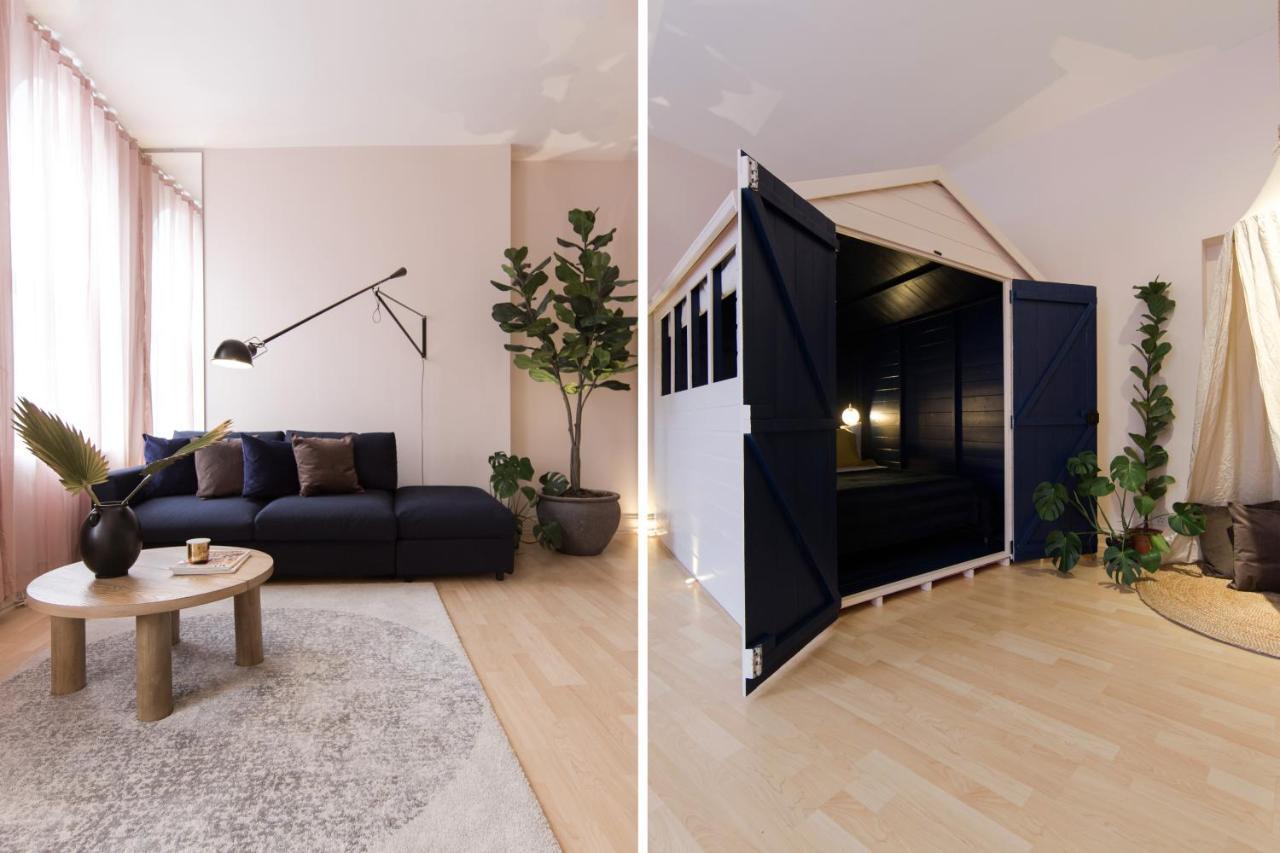 Shoreditch Loft W 100inch Cinema, Premium Mattress & Hammock, By The Design Traveller * London