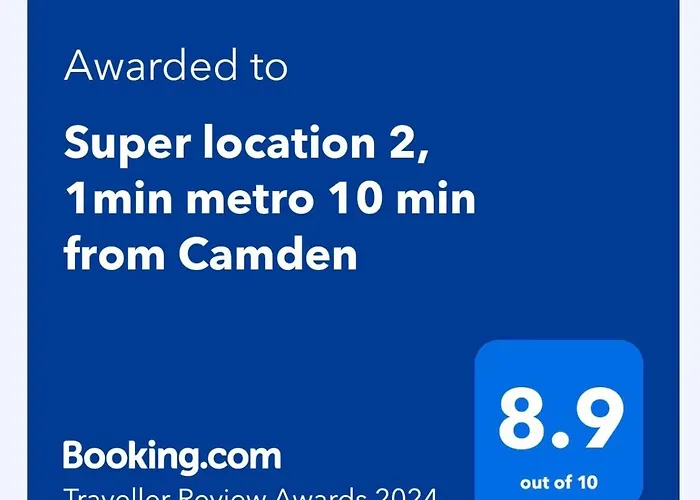 Super Location 2, 1Min Metro 10 Min From Camden
