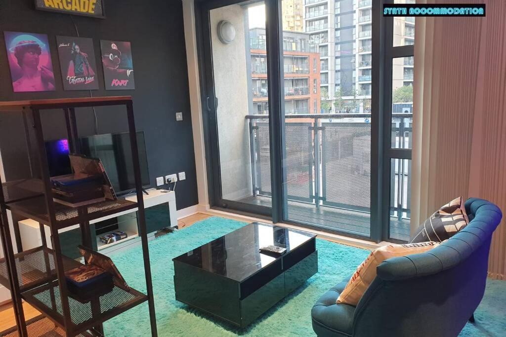 Lägenhet 80s Retro 1bed Studio Serviced Canary Wharf Perfect For Solo & Couple Travellers London