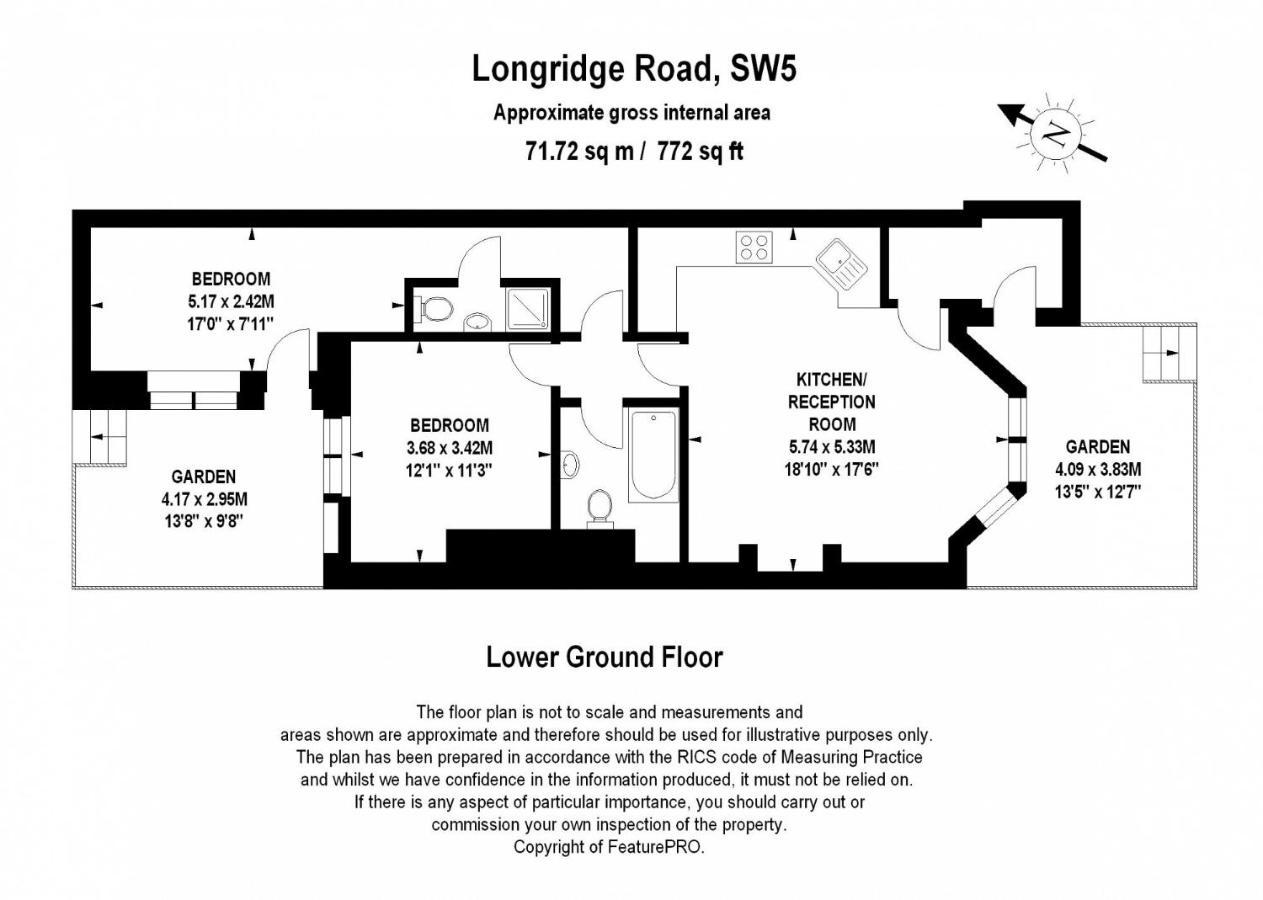 Apartment Spacious & Cosy 2 Bedroom 2 Sofa-beds With Private Entrance And Back Patio, 3 Min Walk To Earl's Court Station London