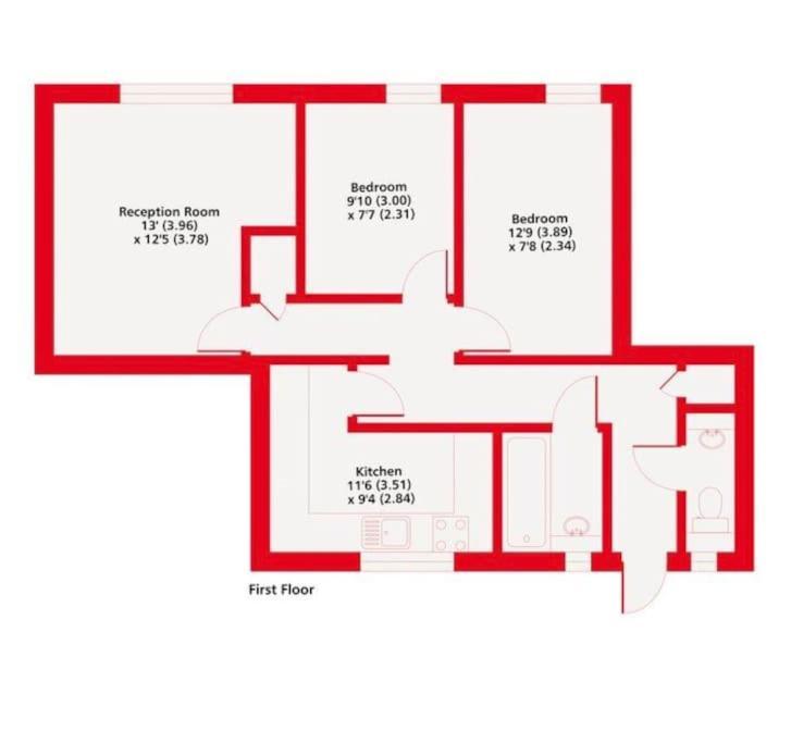 Appartamento Spacious Flat Opposite The Oval Londra