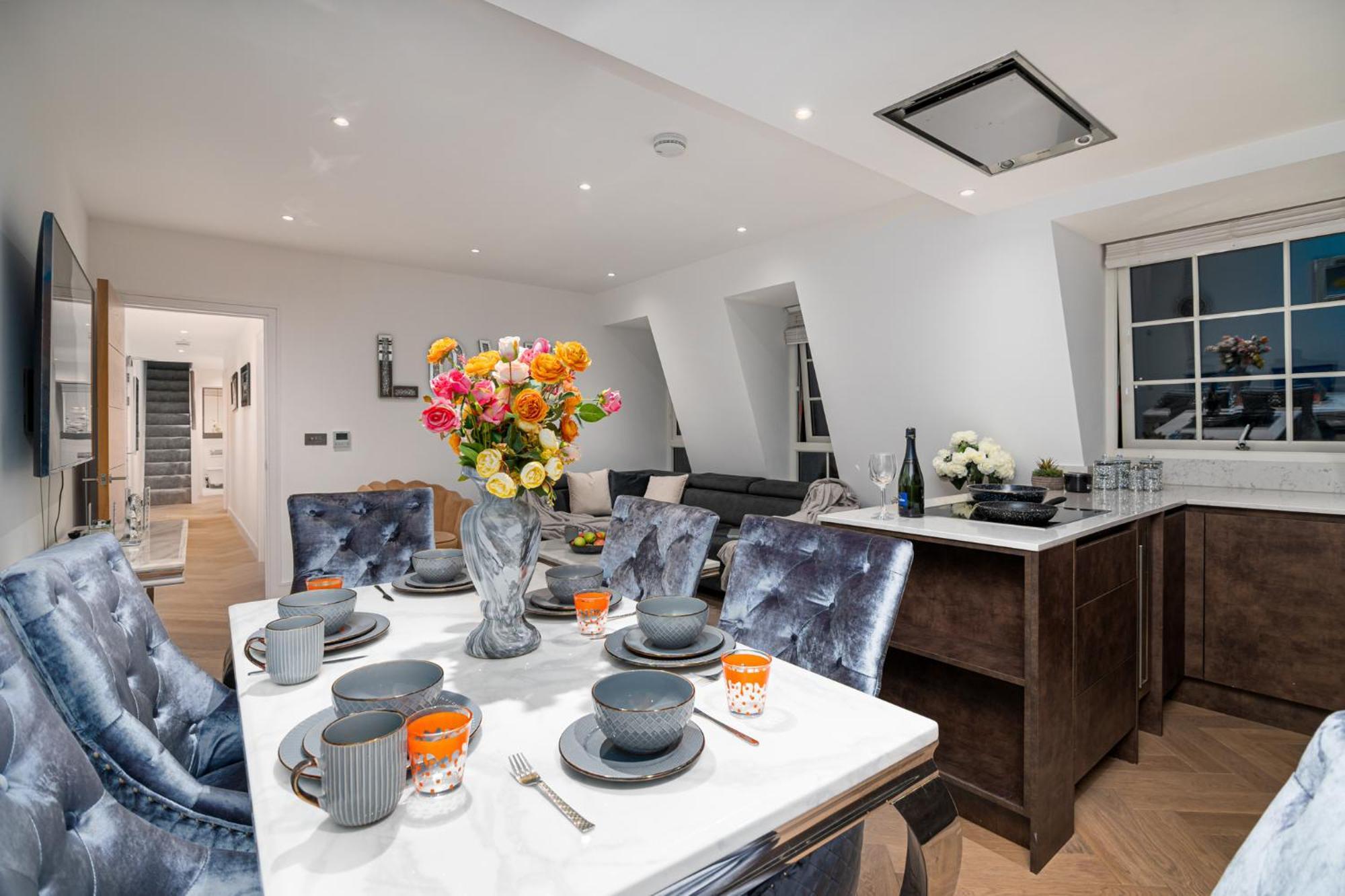 Lägenhet Spectacular 2-bedroom Penthouse In Marble Arch 75 London