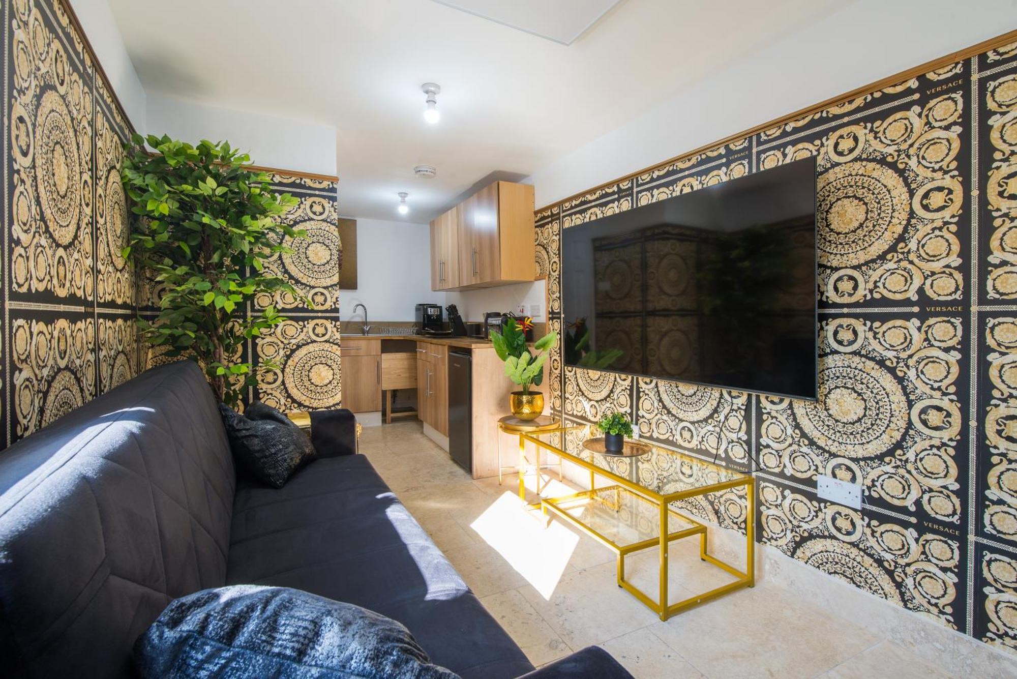 Lejlighed Luxury Versace 1 Bed Hot Tub Pool Table Sky Tv London
