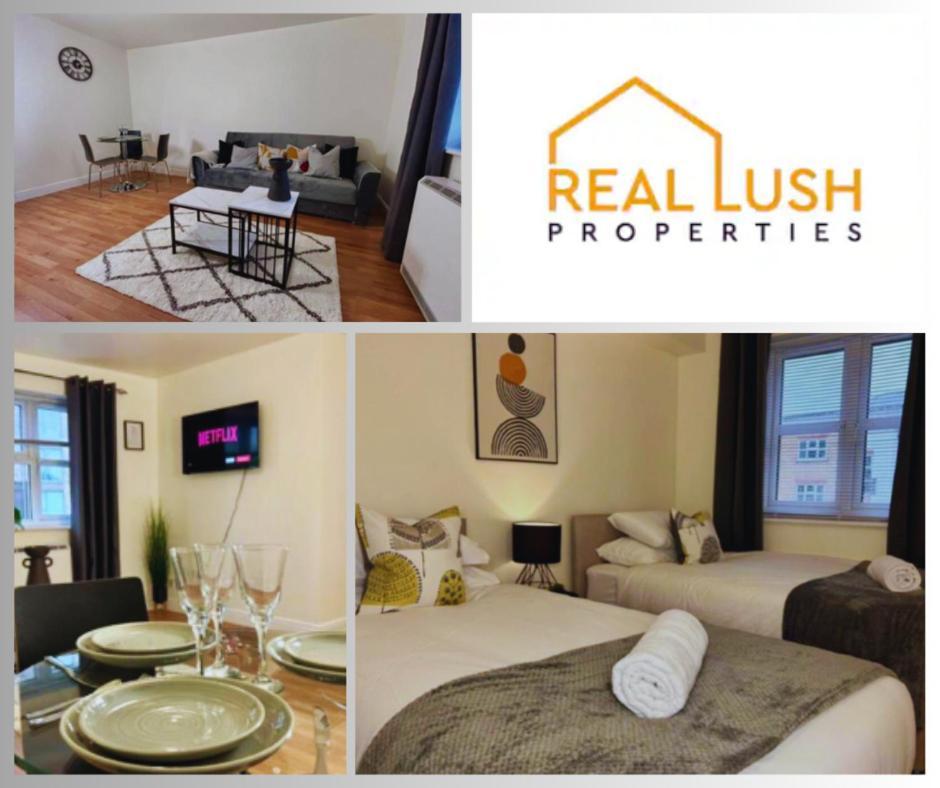 Real Lush Properties-1 Bed Greenwich Apartment, London, Sleeps 6 Leilighet London