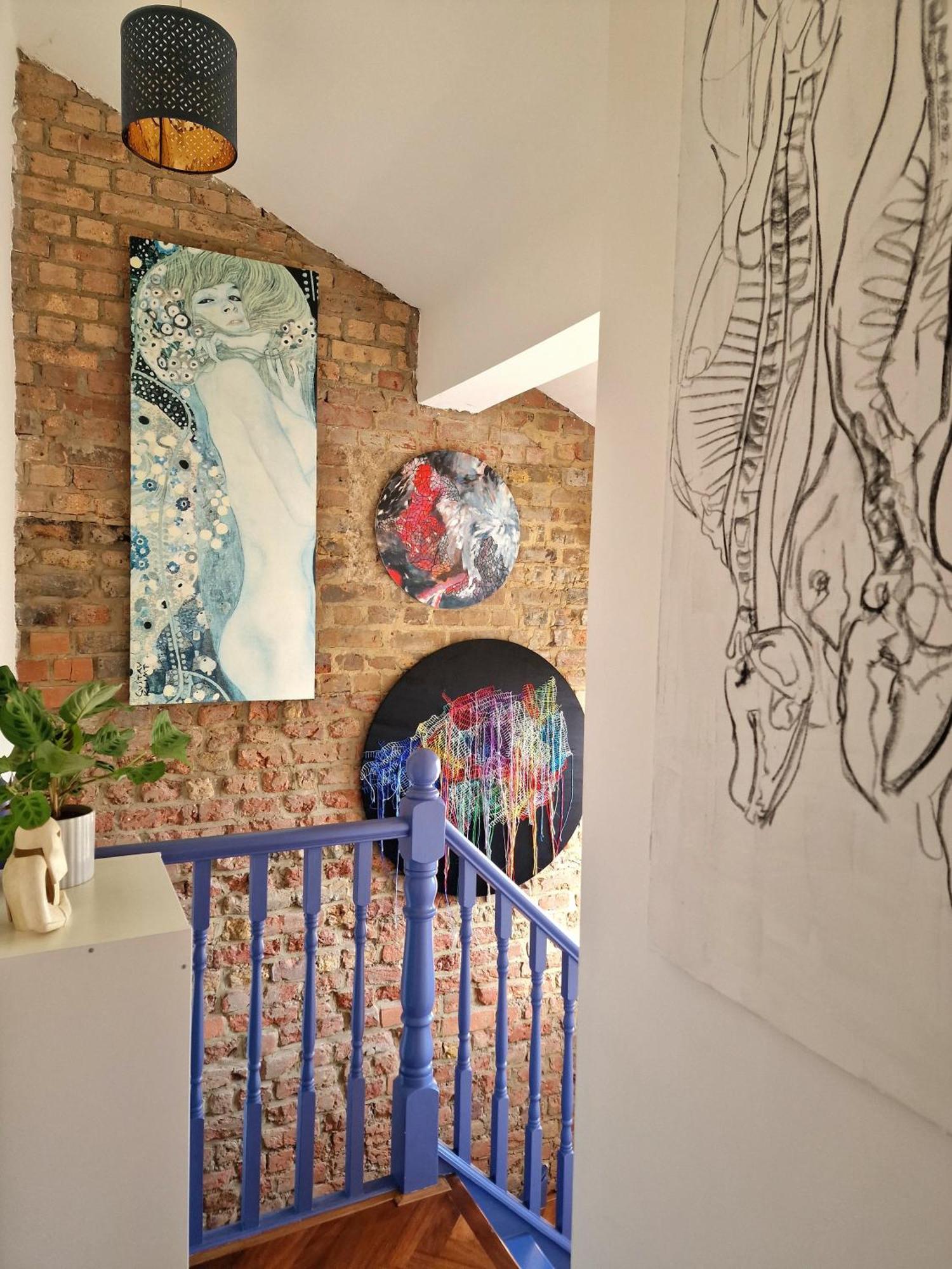 Rum i privatbostad Charming Bedroom In Artist Studio London