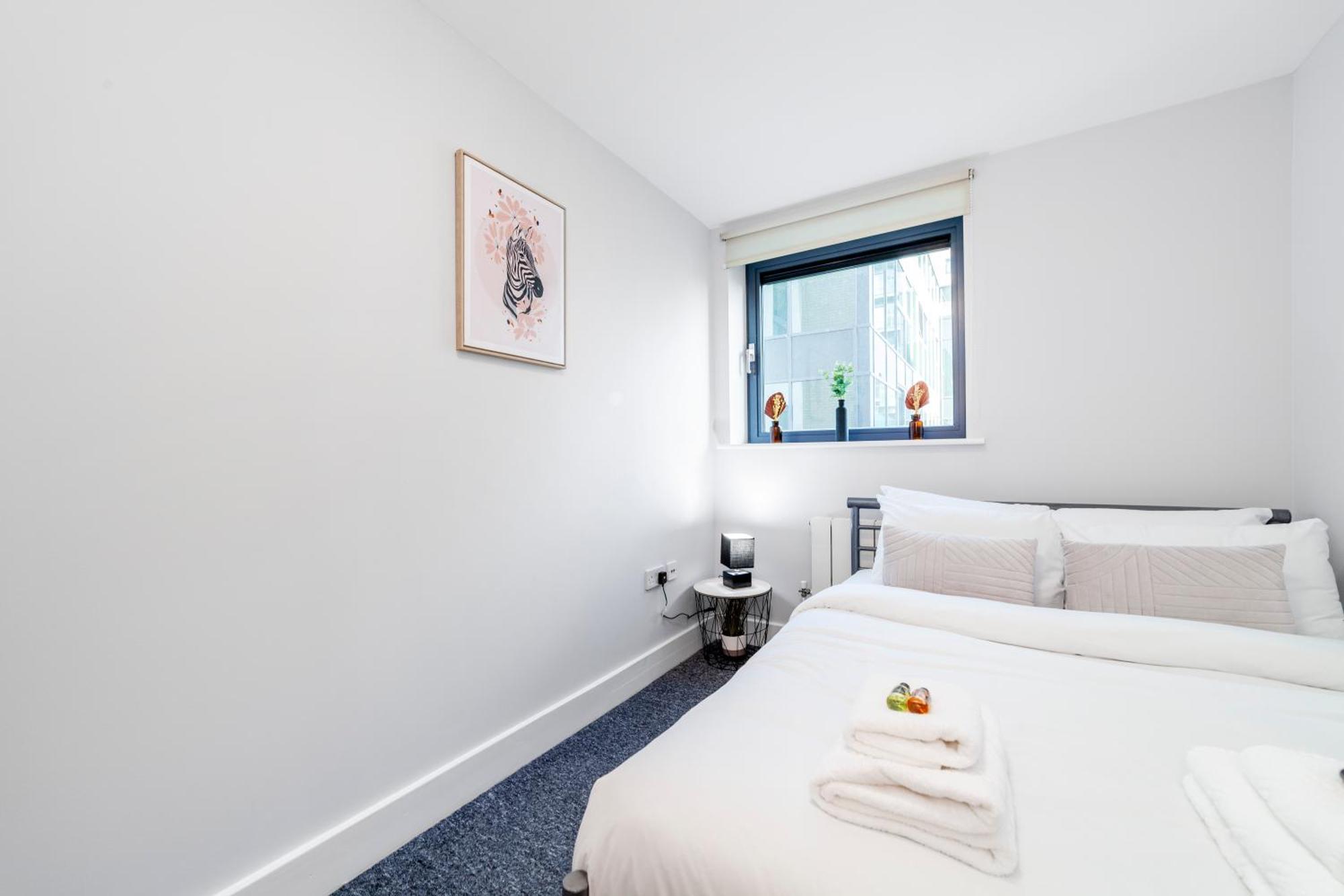 Leilighet Comfy 2br Flat W Balcony In Canary Wharf