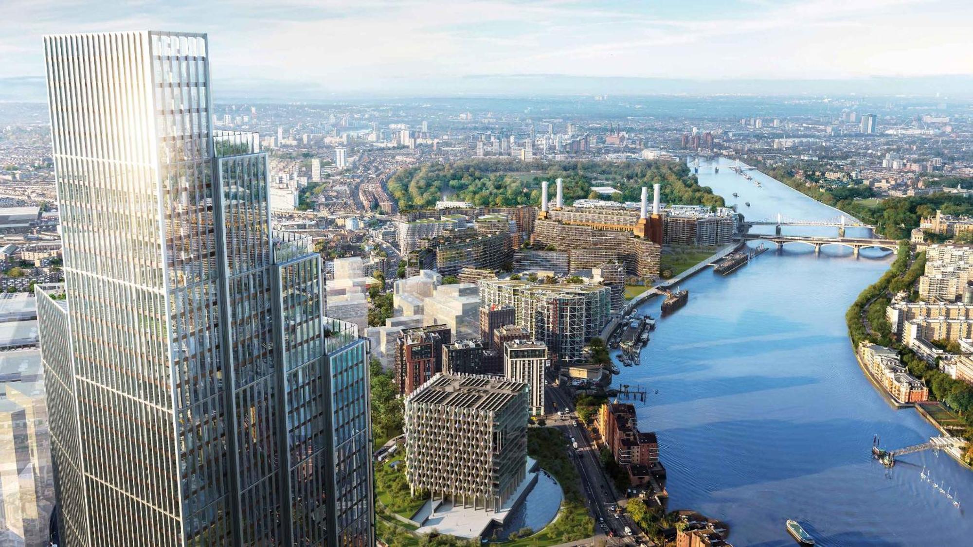 Battersea Power Station - Winter Garden Balcony & 1gb Wifi - Luxurylondonstays Appartement