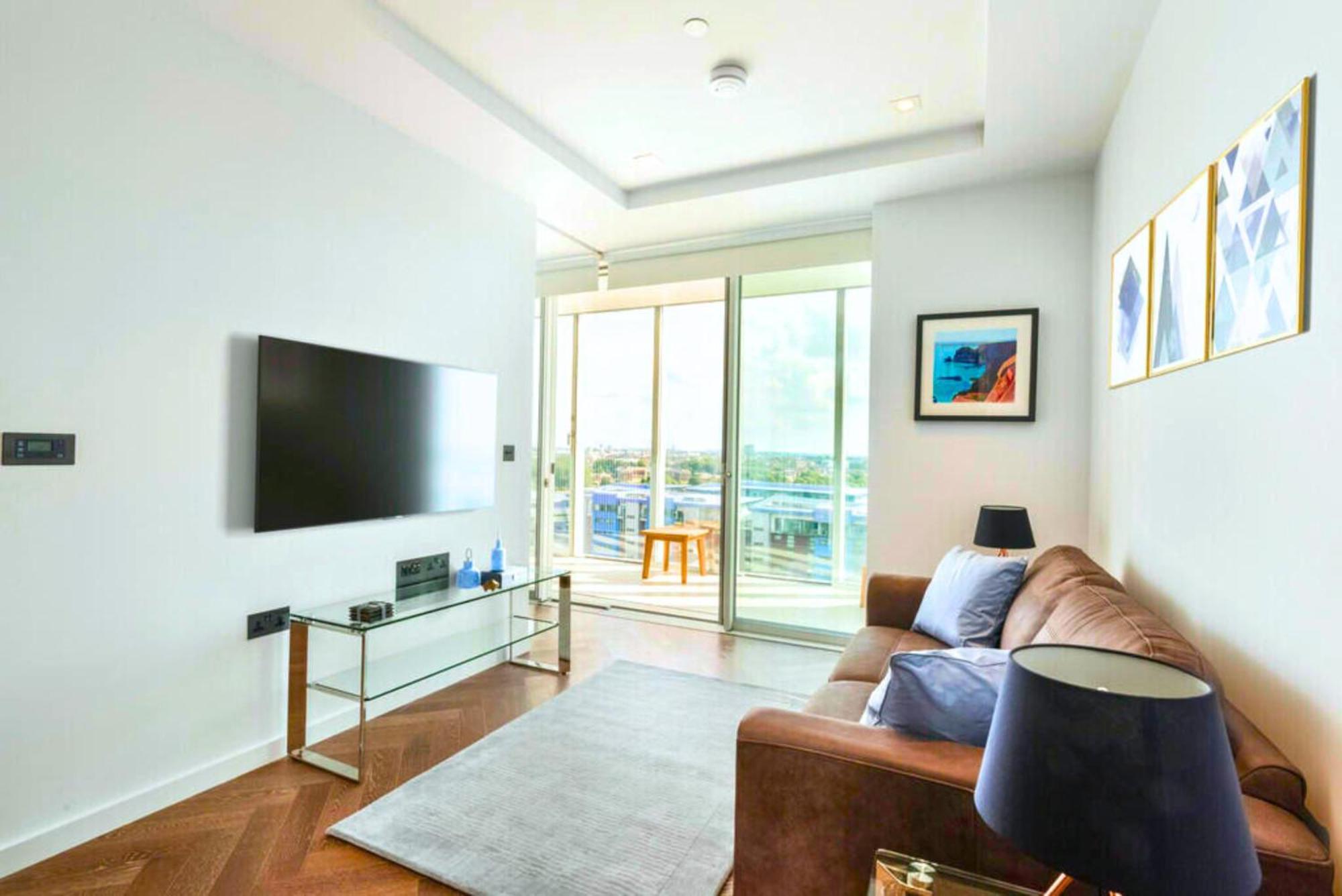 Battersea Power Station - Winter Garden Balcony & 1gb Wifi - Luxurylondonstays Appartement
