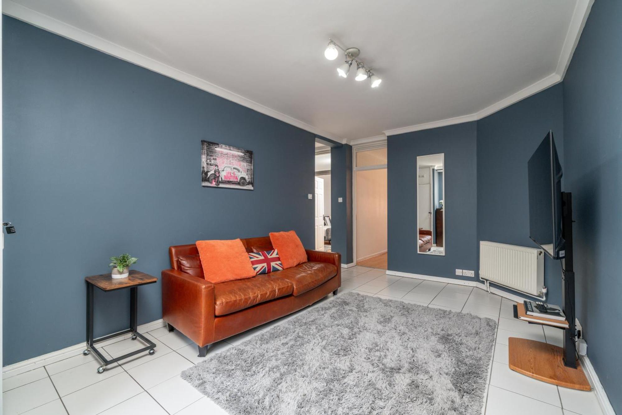 Lägenhet 5 Star Kings Cross 2-bed Apt For 5 Guests