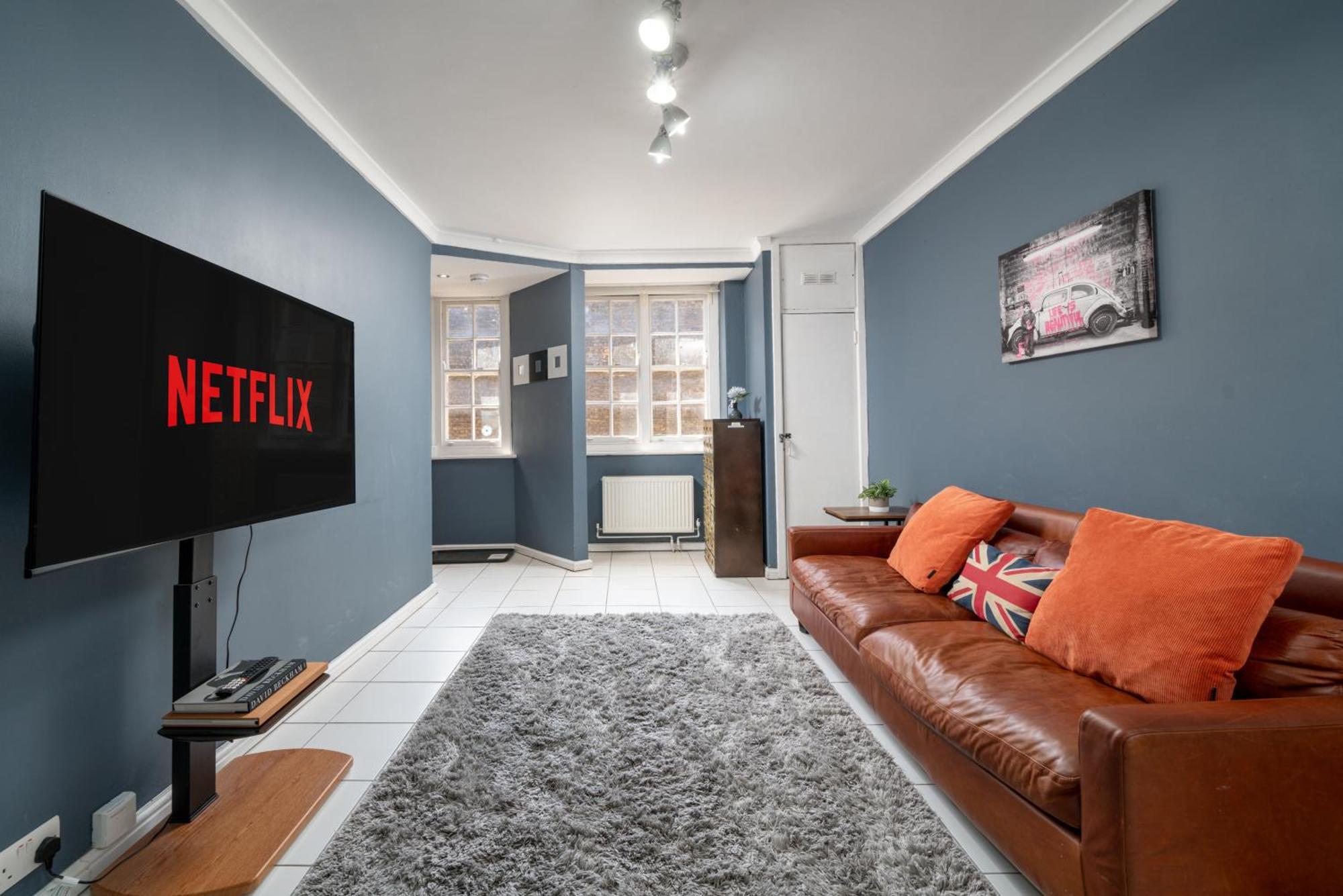 Lägenhet 5 Star Kings Cross 2-bed Apt For 5 Guests London
