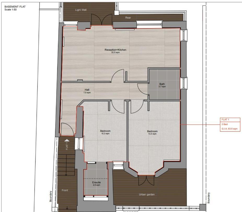 Lägenhet Beautiful 2br Flat With Free Parking In West *