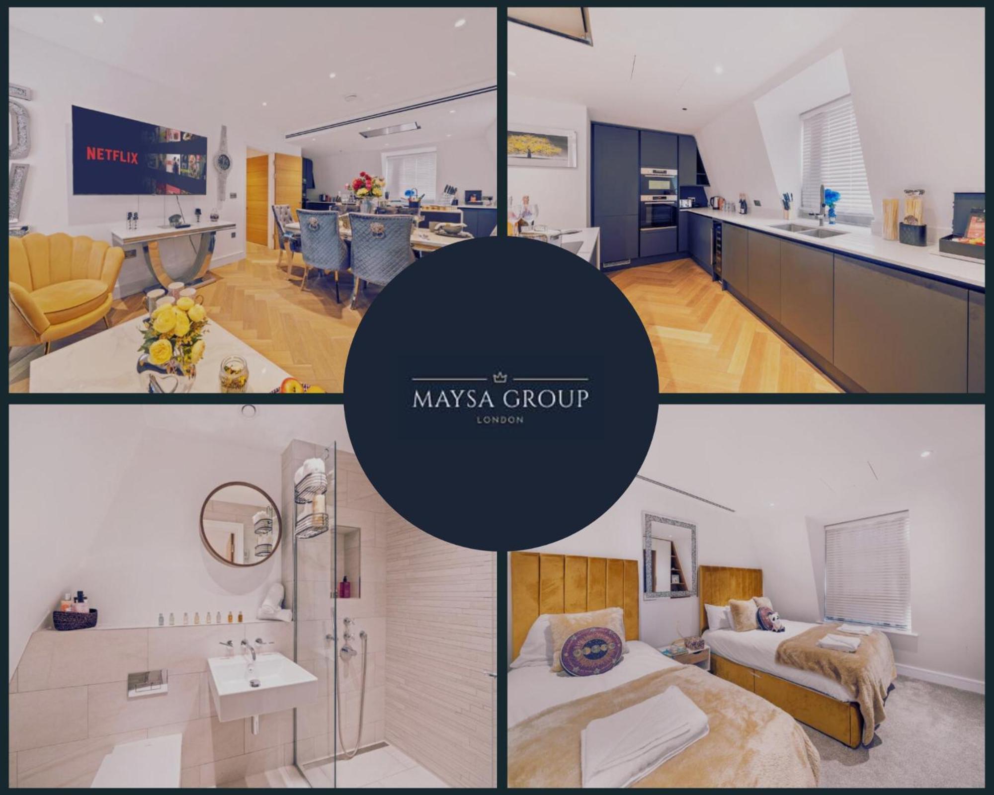 Lägenhet Marble Arch Luxury 3-bedroom Penthouse Haven 73 *