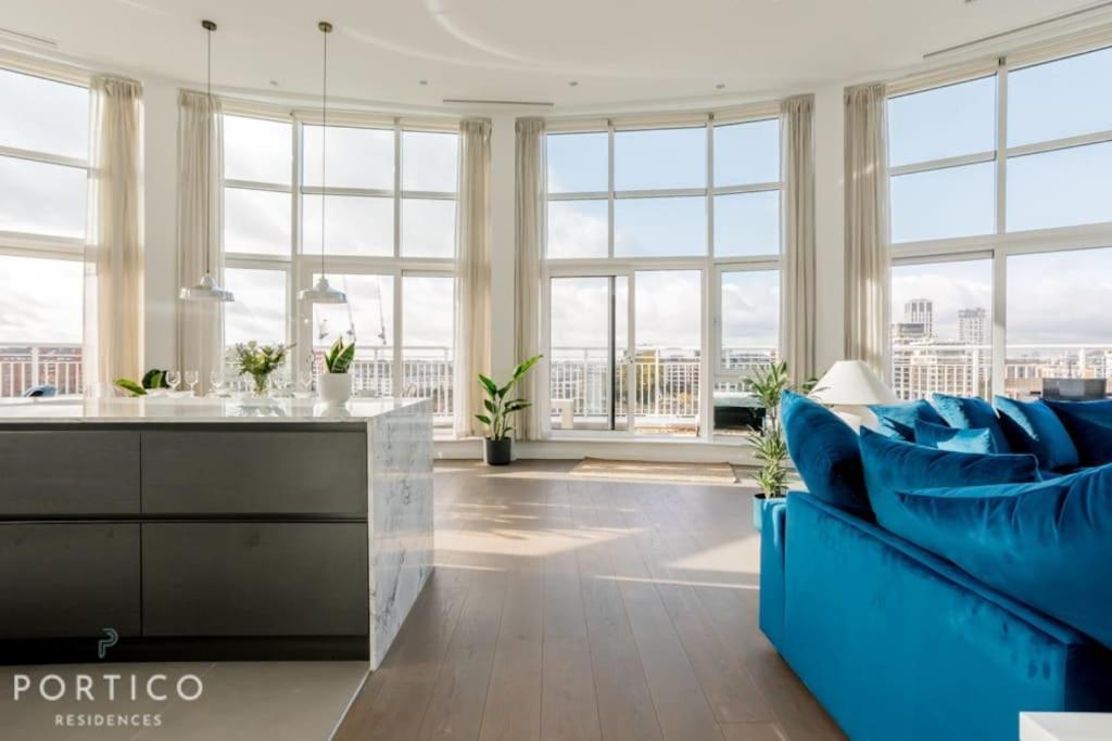 Apartment Portico Residences - Stunning Penthouse With River Views In Battersea London