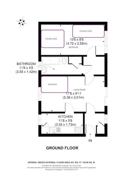 Quaintgarden Apartment@near Tower Bridge & Big Ben Lejlighed *