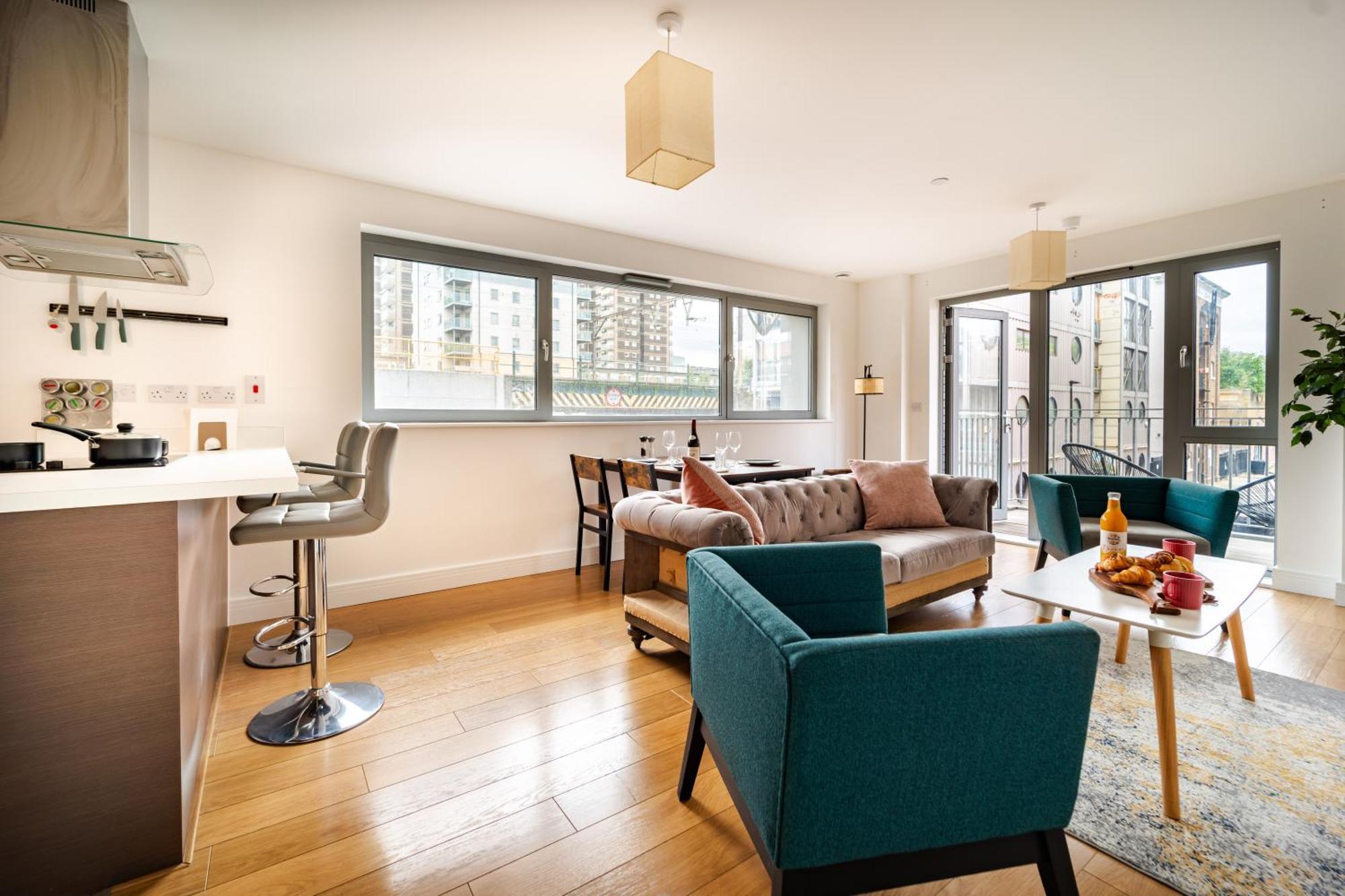 Appartement Chic Near Tower Hill With A Gym Londen