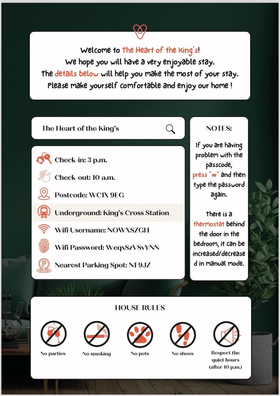 The Heart Of The King's Lejlighed London